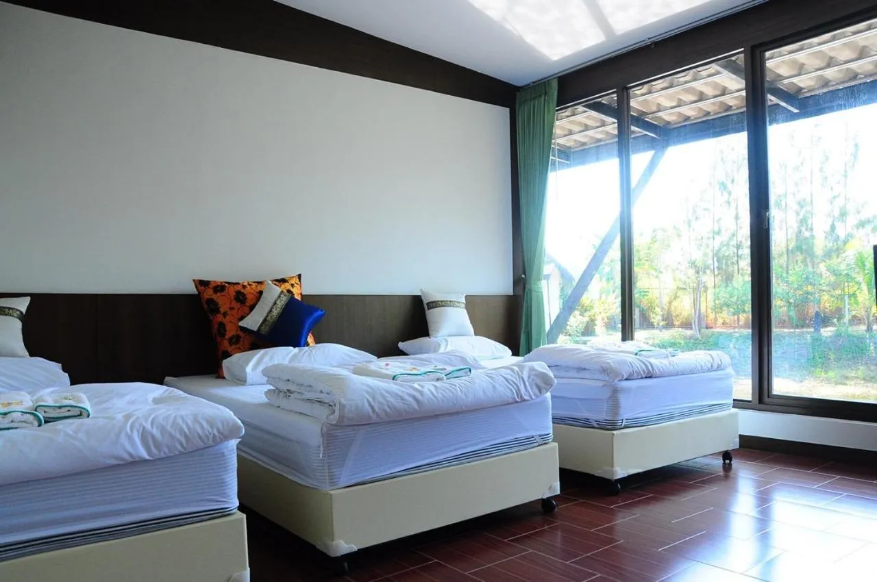 Bed in Phumimalee Nature View Resort