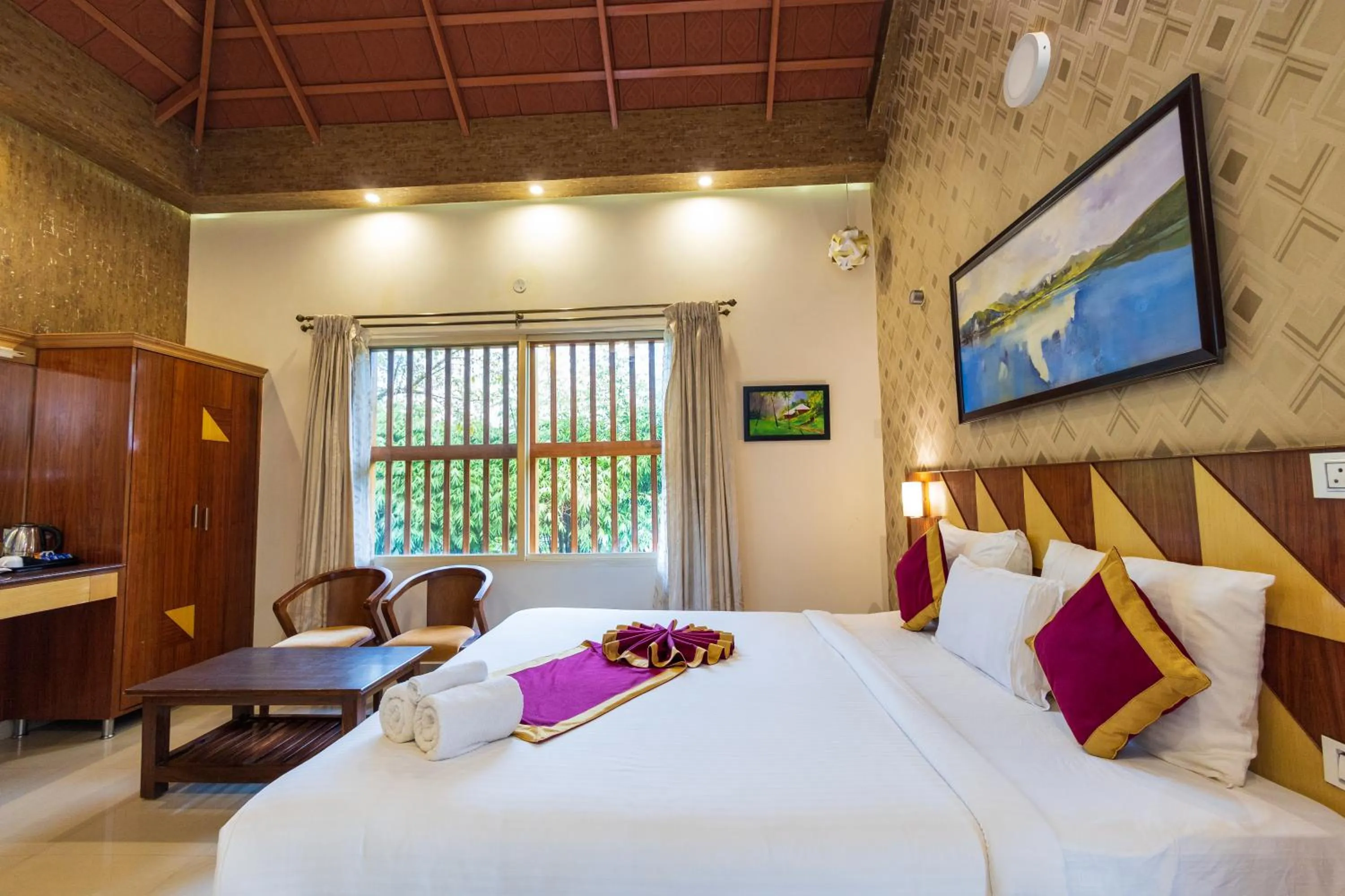 Bed in IBC Honeydew Exotica Resort