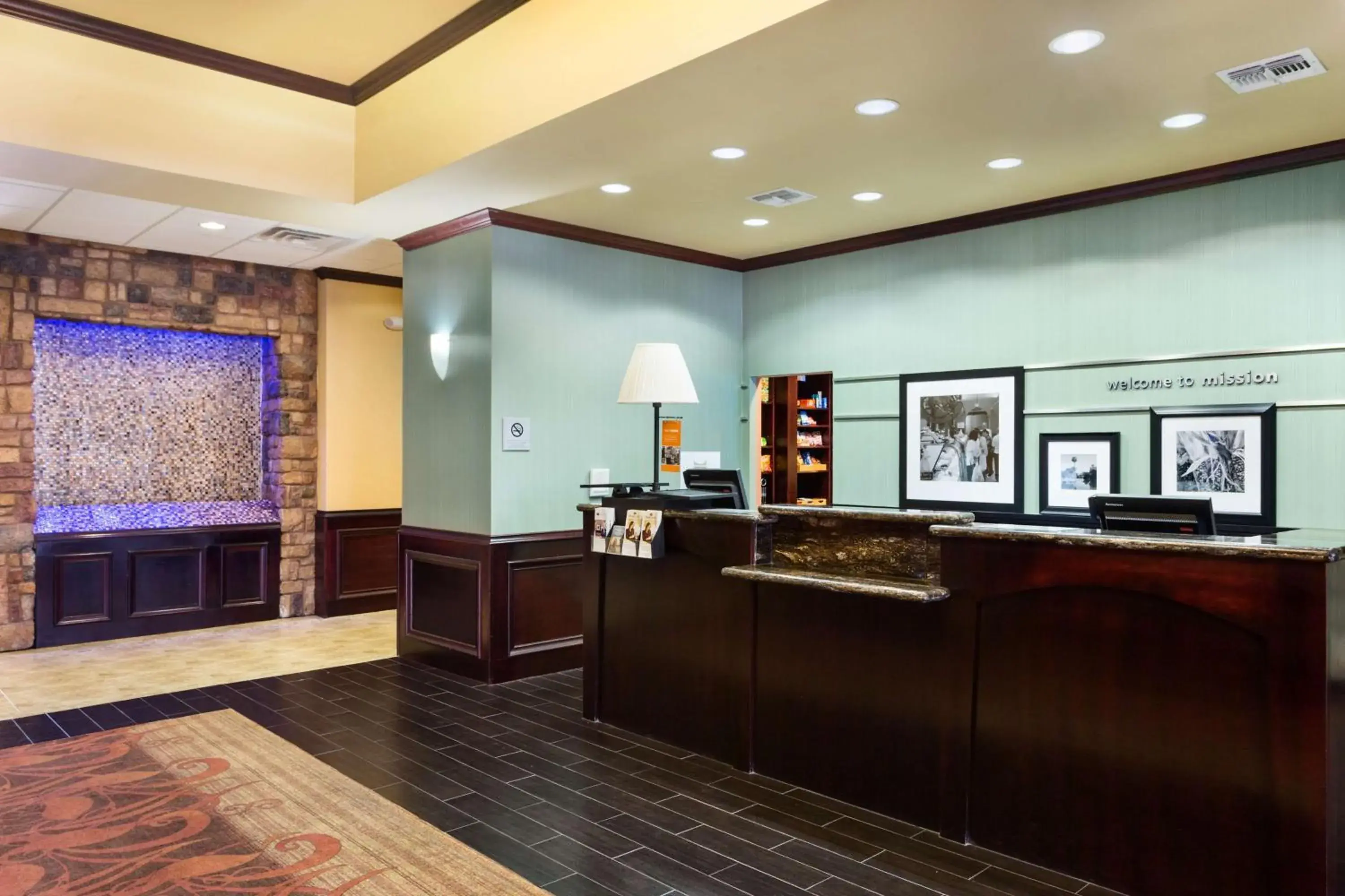 Lobby or reception in Hampton Inn & Suites Mission Lobby or reception in Hampton Inn & Suites Mission