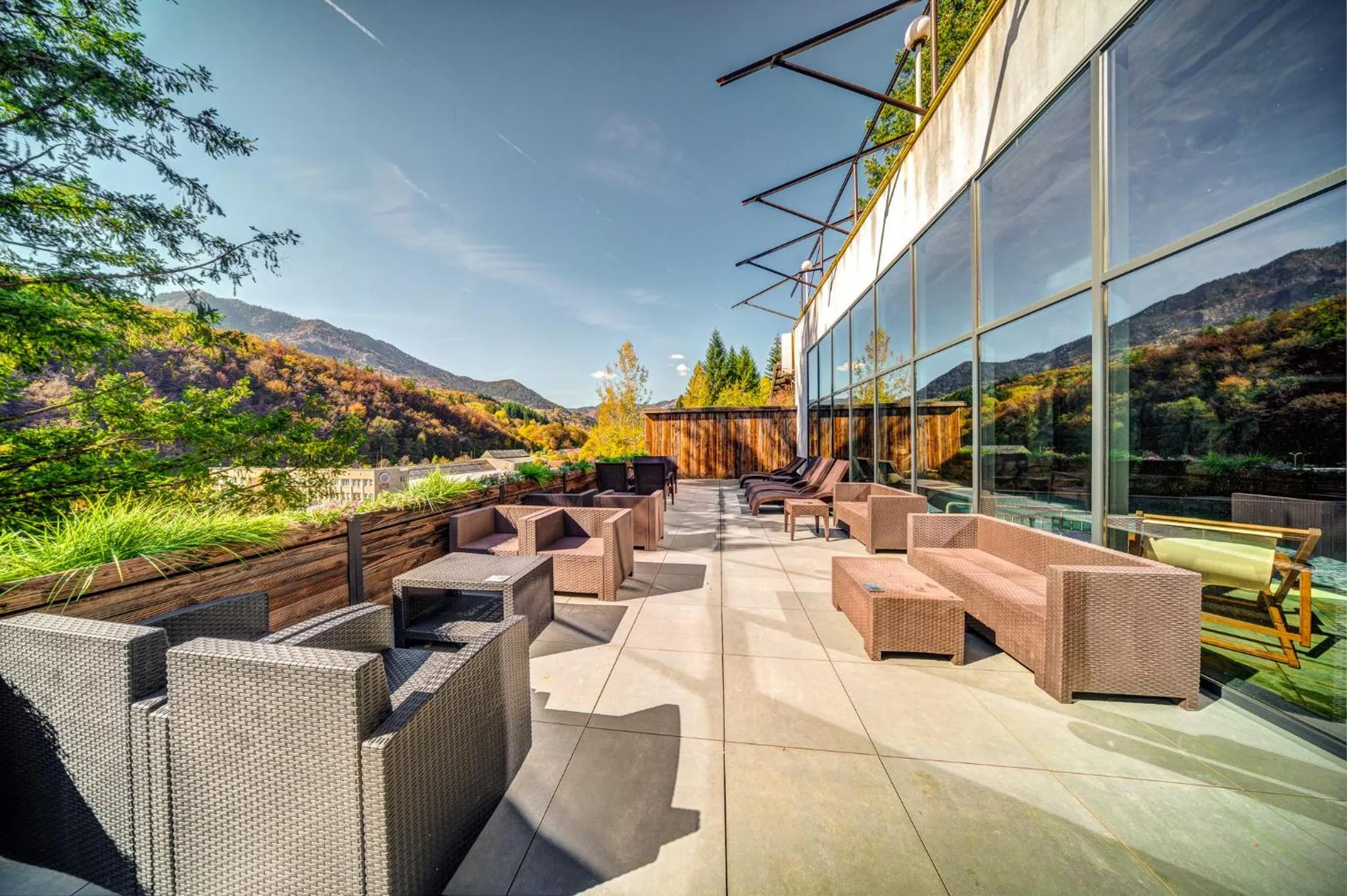 Patio in SPA Hotel Kiparis