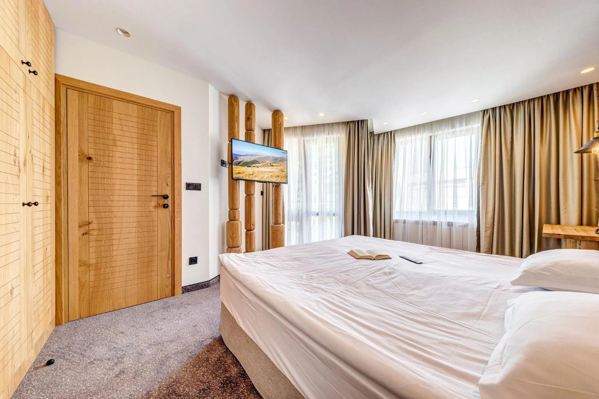 Bed in SPA Hotel Kiparis