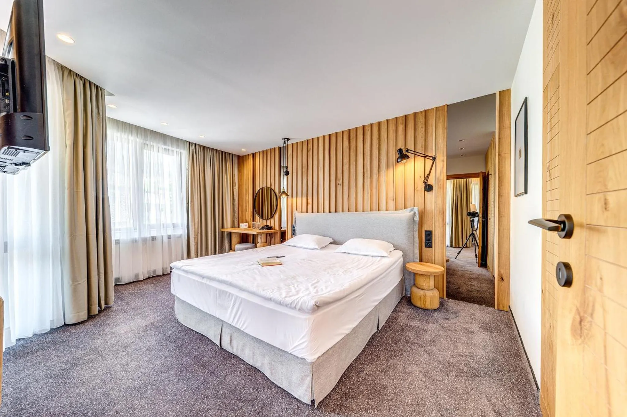 Bed in SPA Hotel Kiparis