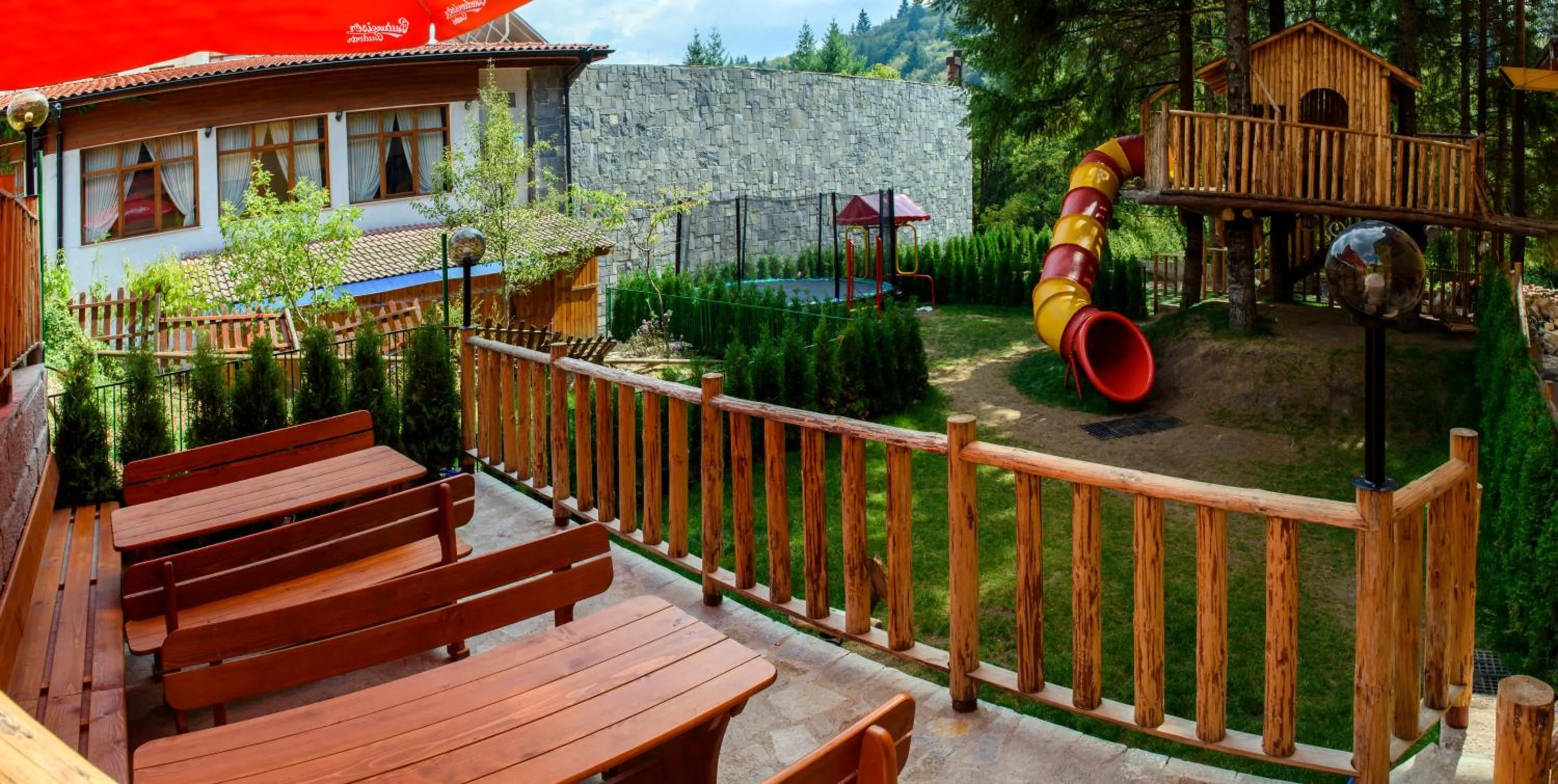 Children play ground in SPA Hotel Kiparis
