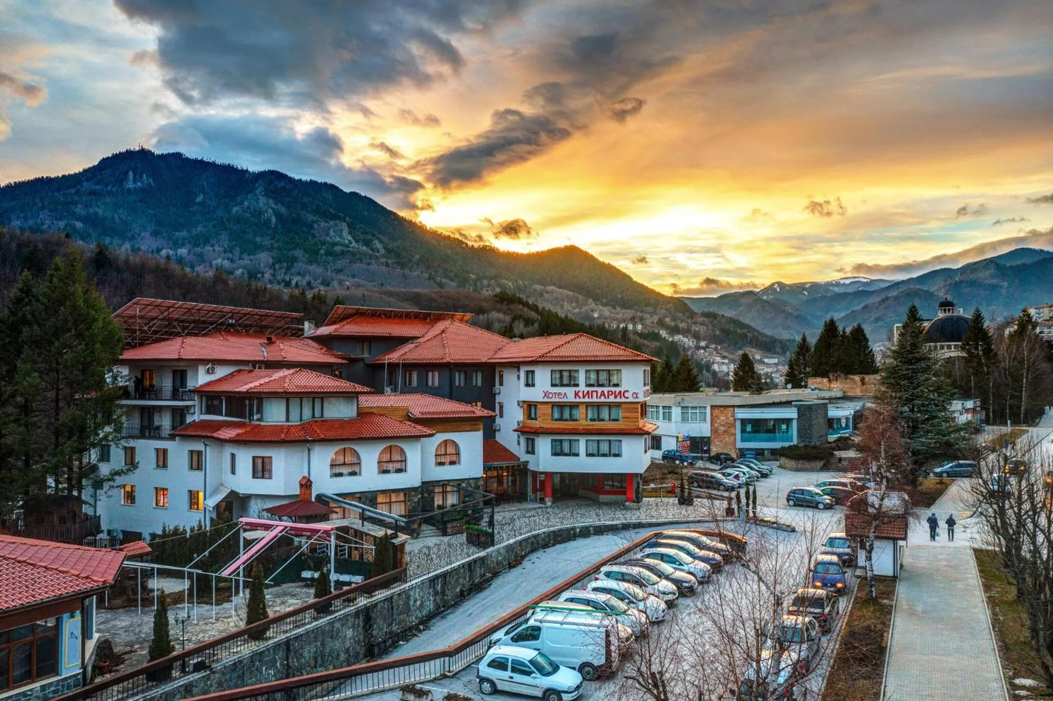 Property building in SPA Hotel Kiparis