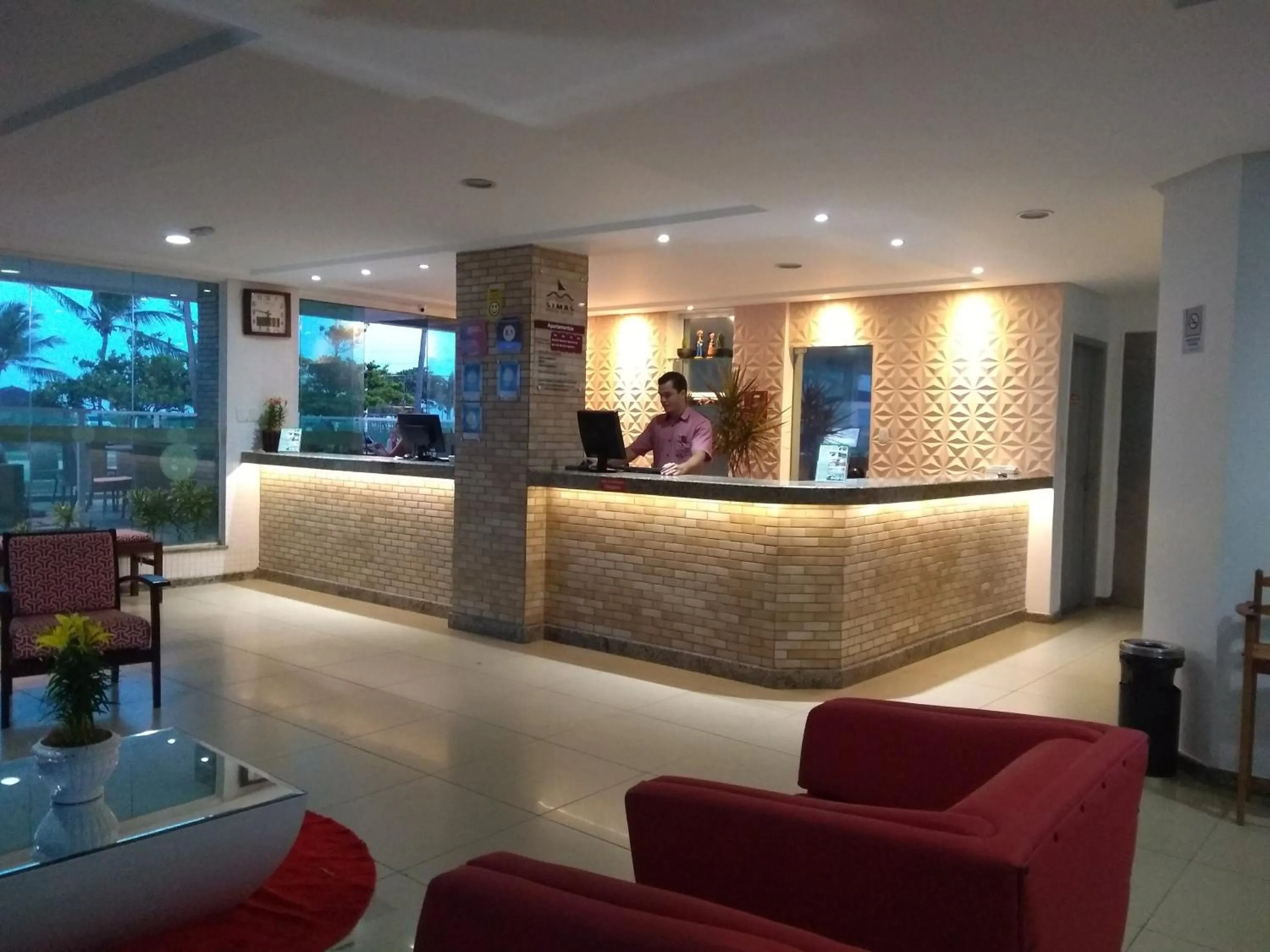 Lobby or reception in Simas Praia Hotel