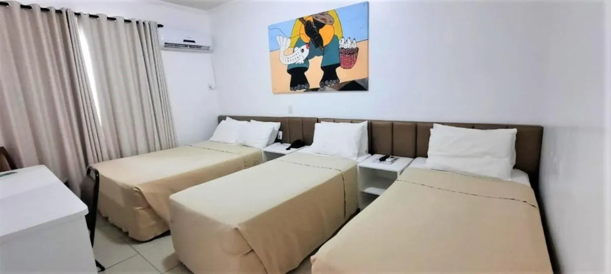 Bed in Simas Praia Hotel