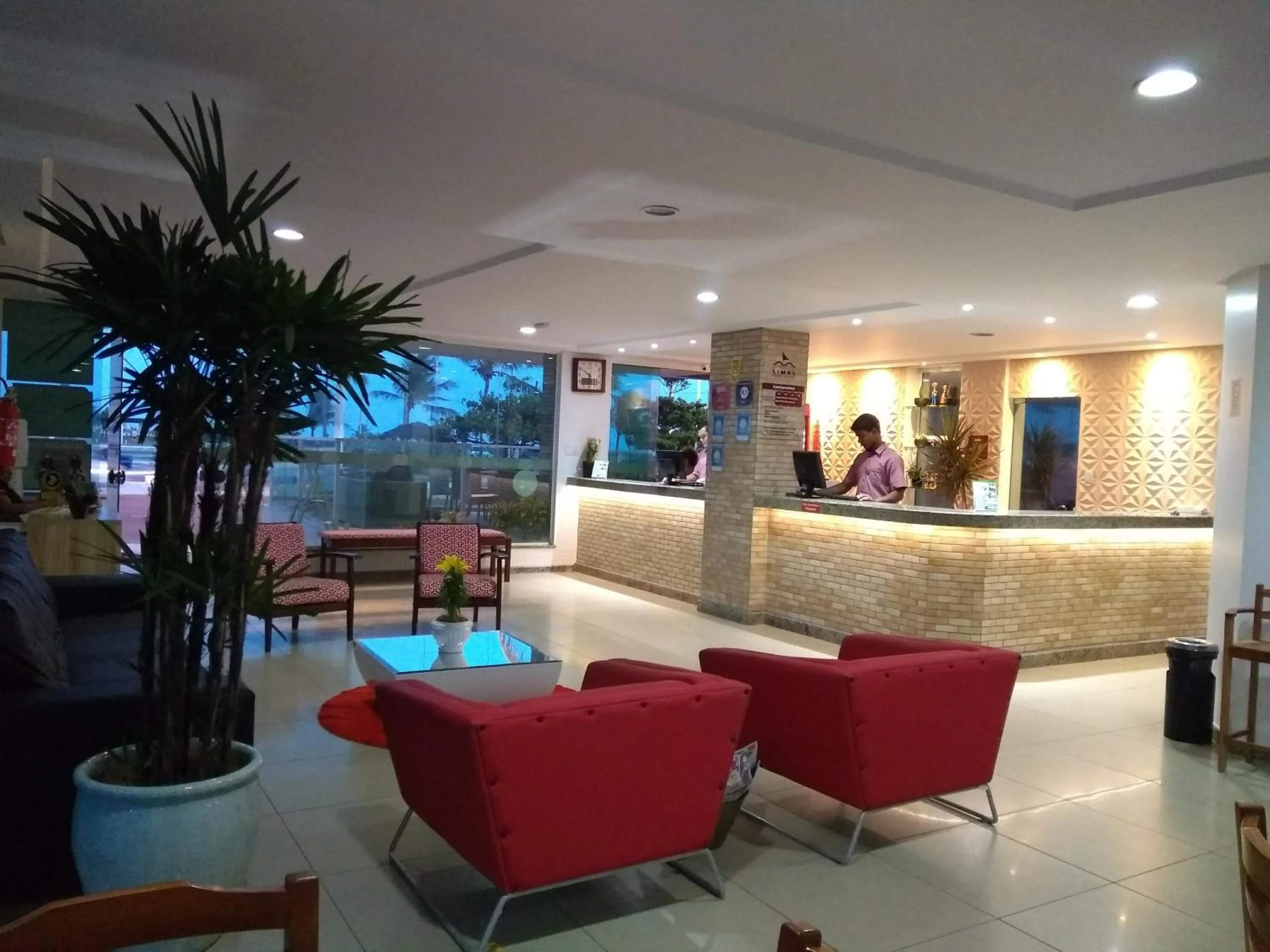 Lobby or reception in Simas Praia Hotel