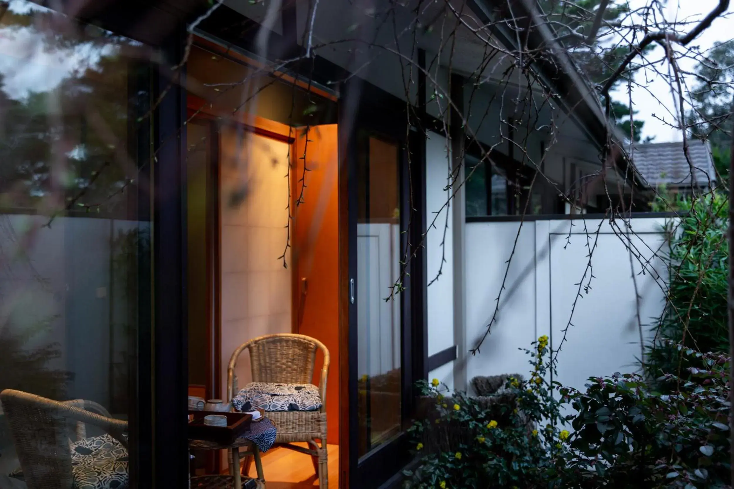 Garden view in Shizuka Ryokan Japanese Country Spa & Wellness Retreat Garden view in Shizuka Ryokan Japanese Country Spa & Wellness Retreat