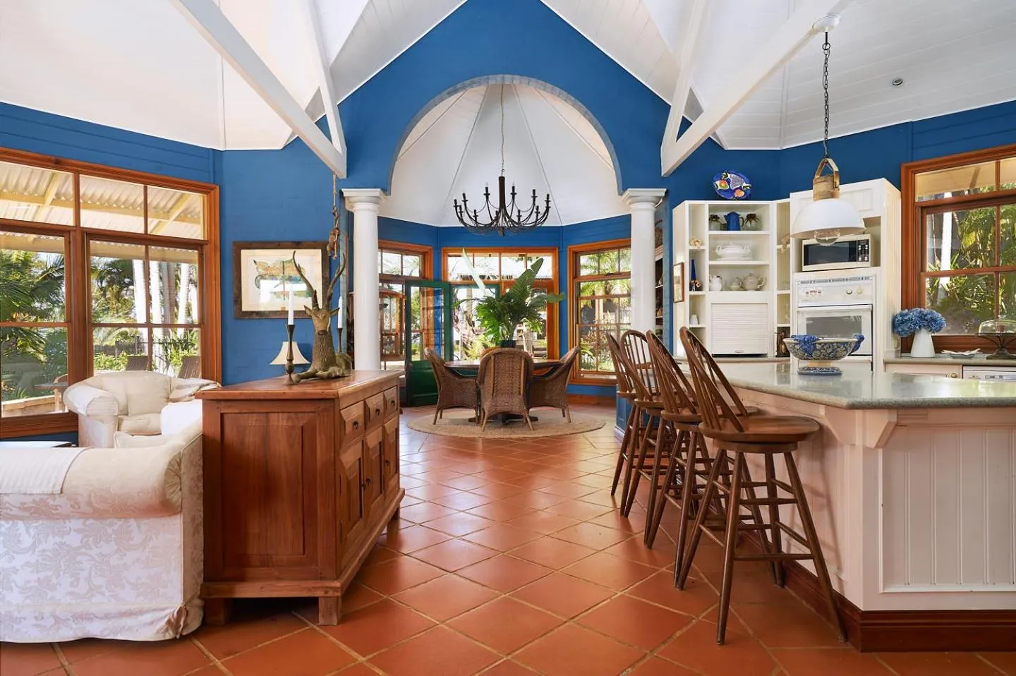 Communal kitchen in Victoria's At Ewingsdale