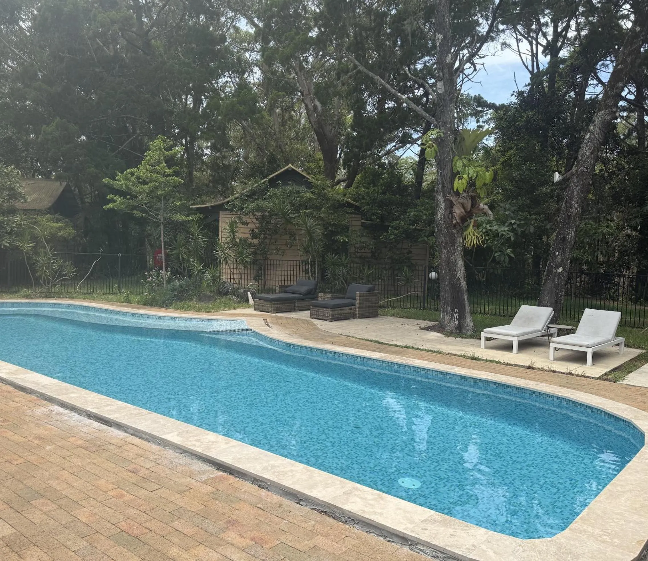 Pool view in Byron Bay Rainforest Resort