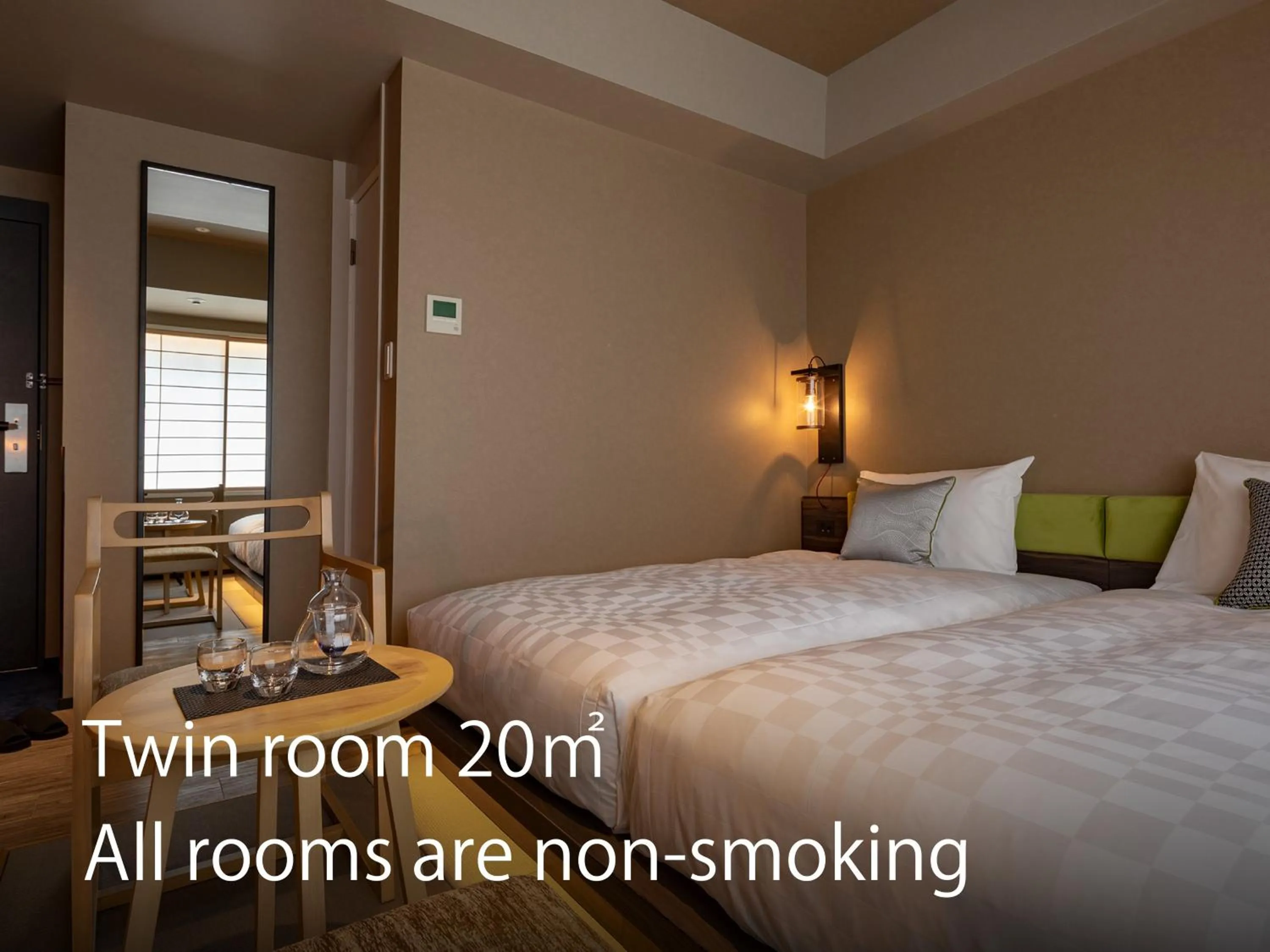 Photo of the whole room, Bed in Hotel Resol Kyoto Kawaramachi Sanjo