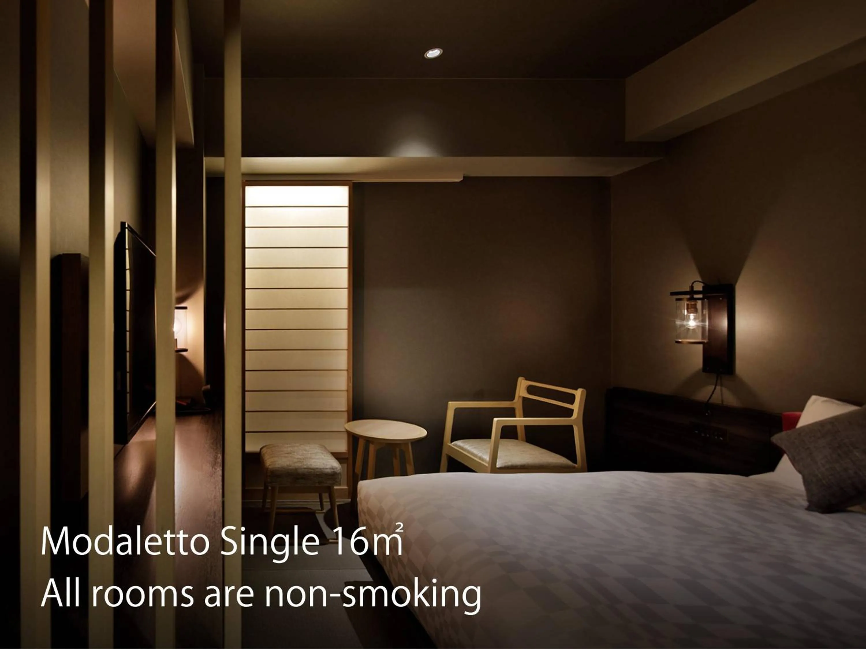 Photo of the whole room, Bed in Hotel Resol Kyoto Kawaramachi Sanjo