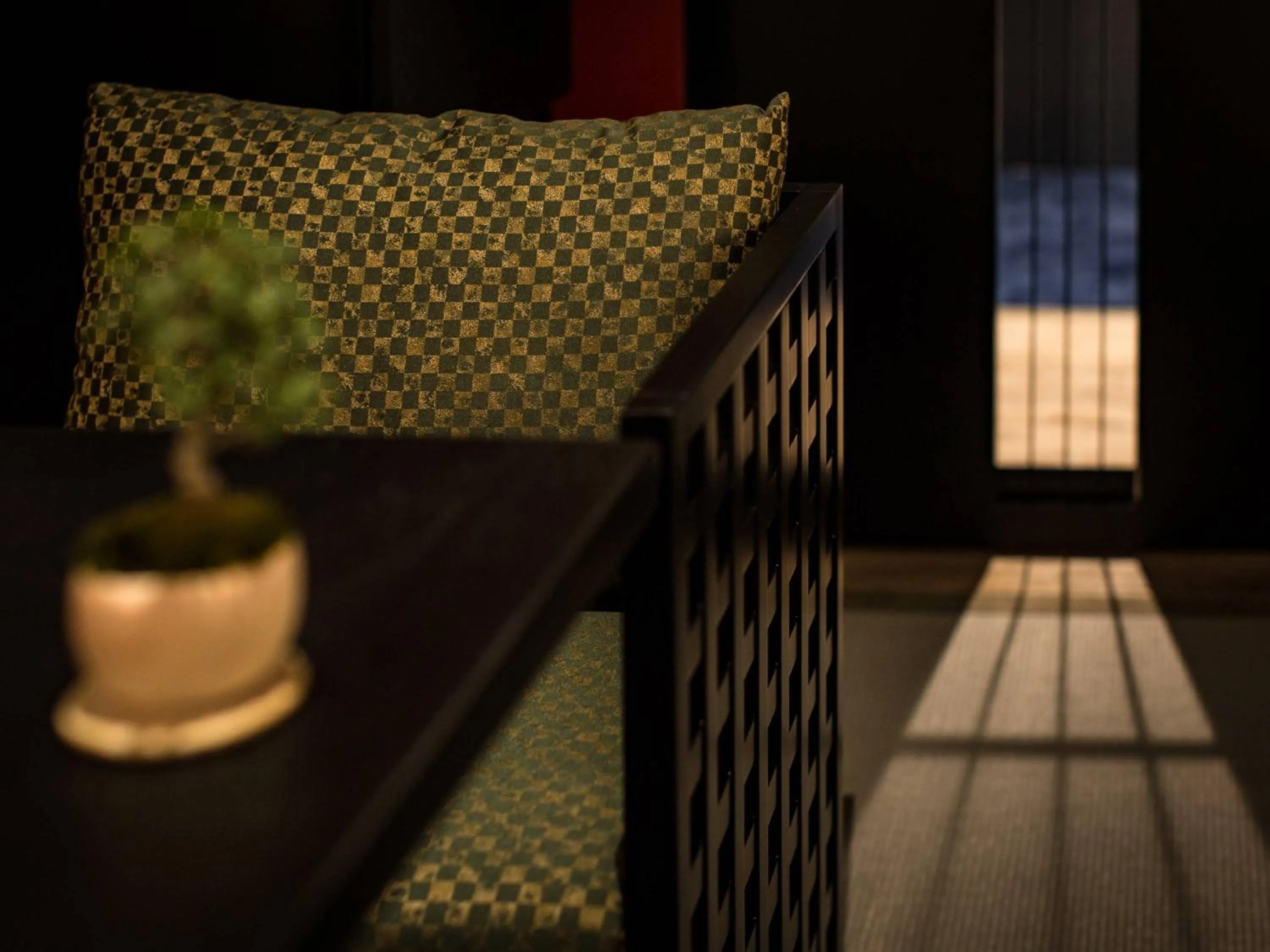 Decorative detail in Hotel Resol Trinity Kyoto