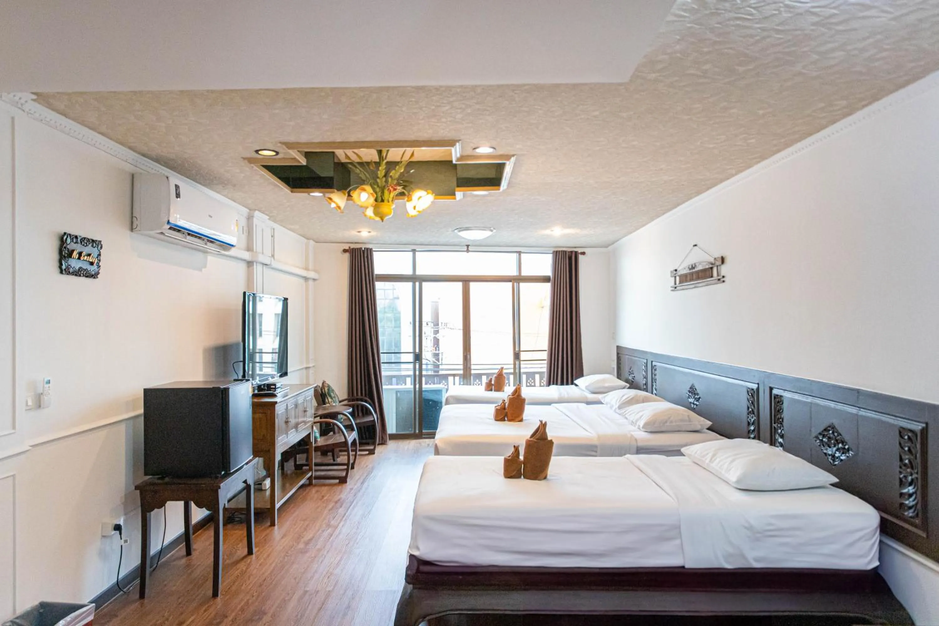 Bed in SK Boutique Mahanakhon