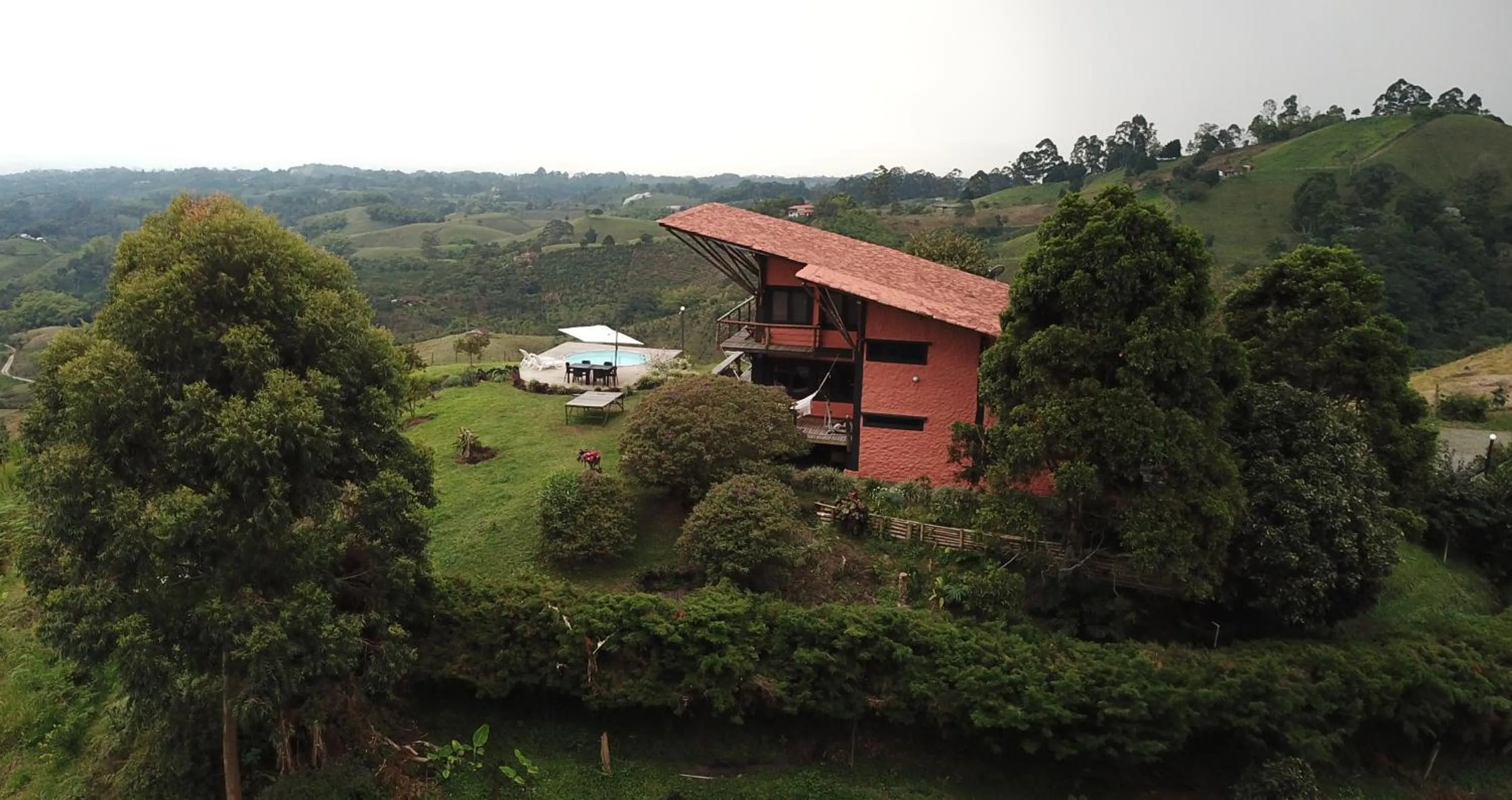 Bird's eye view in Santa Elena de la Colina