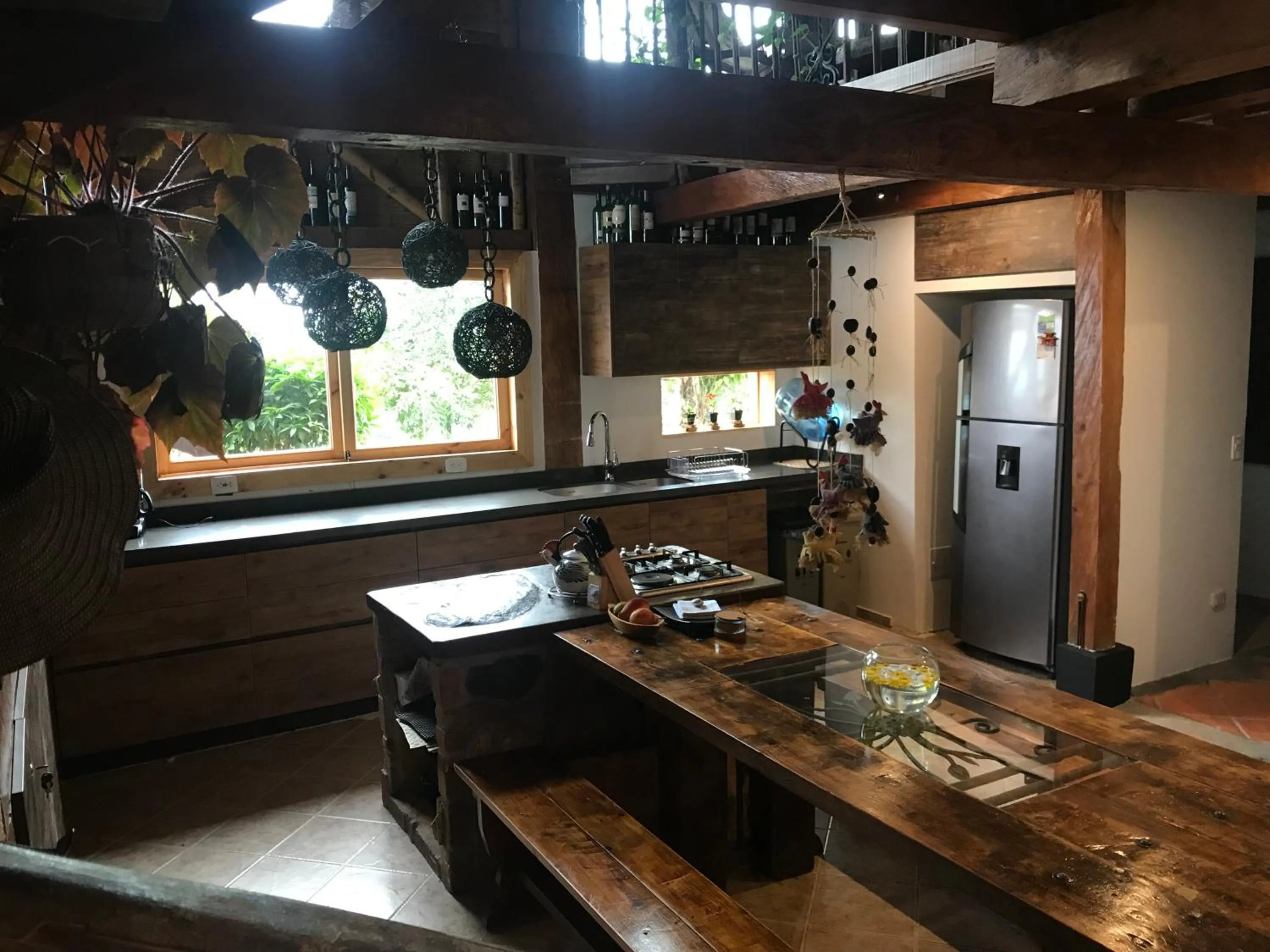 Kitchen or kitchenette in Santa Elena de la Colina