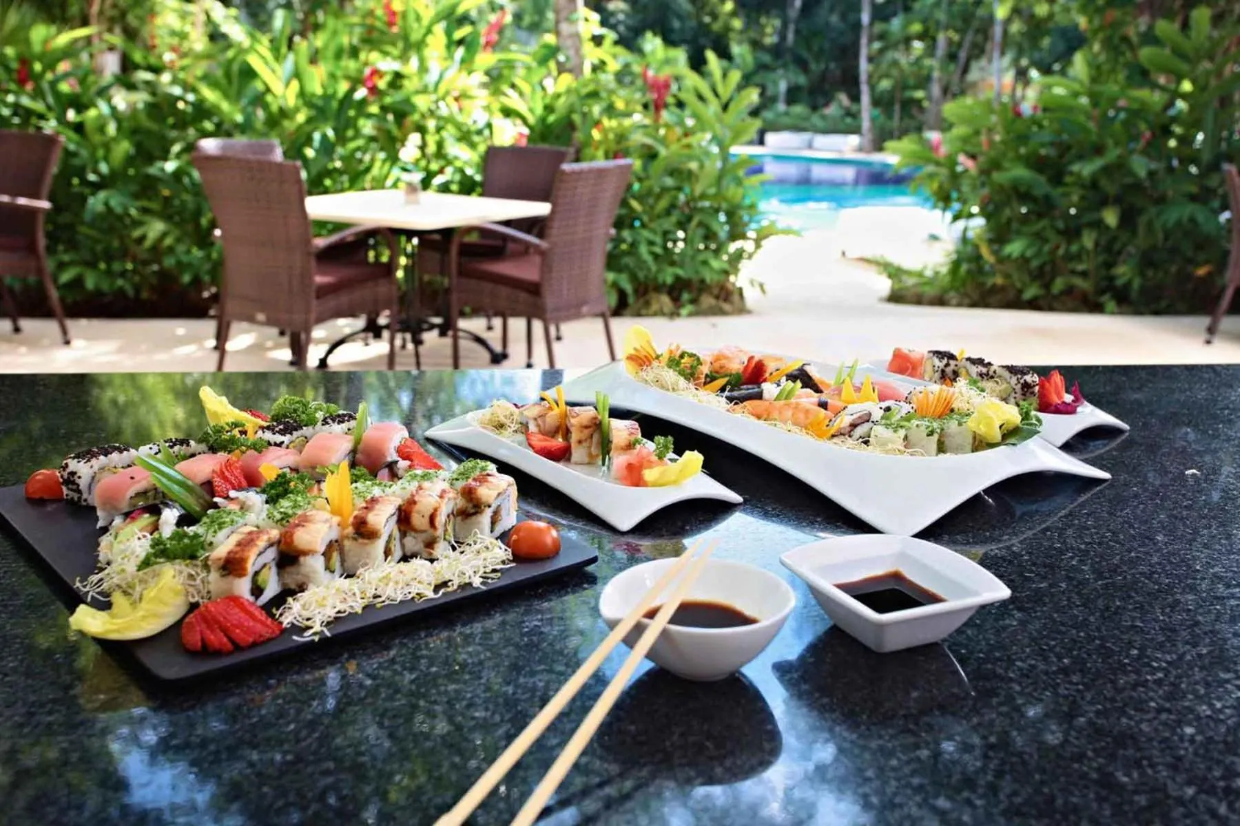 Meals in Luxury 2 Bedroom Bahia Principe Condo