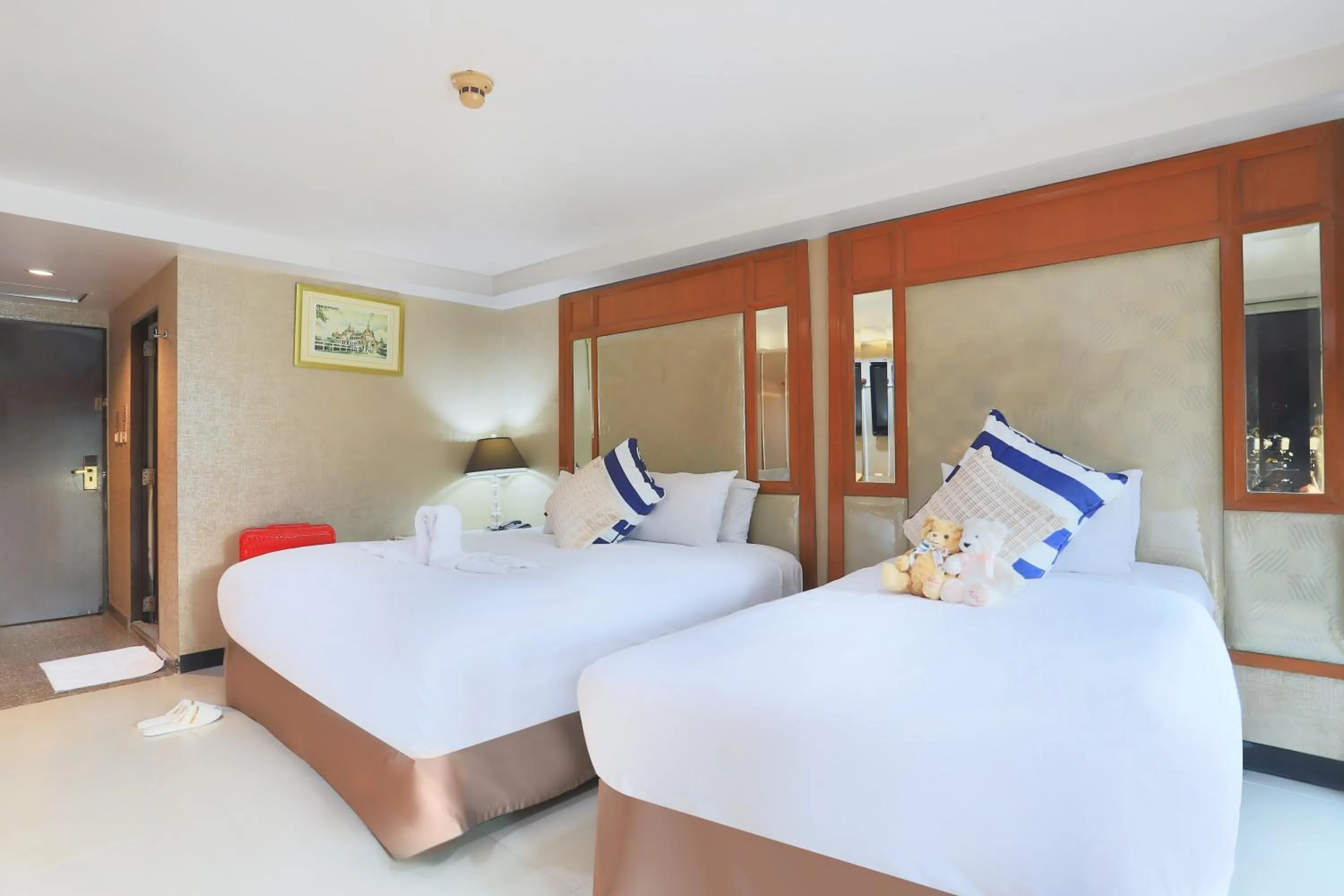 Bed in Diamond City Hotel SHA Certified