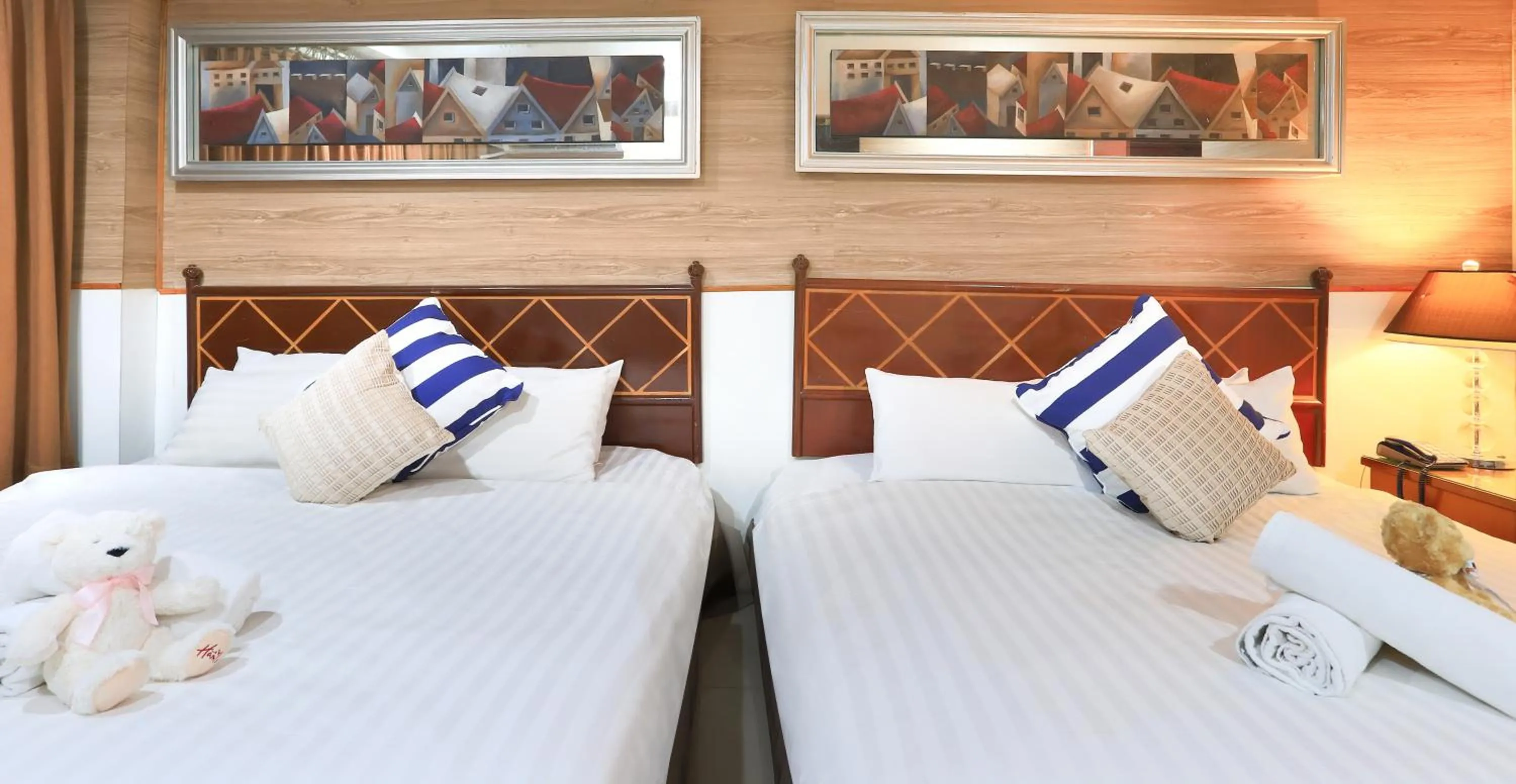 Bed in Diamond City Hotel SHA Certified