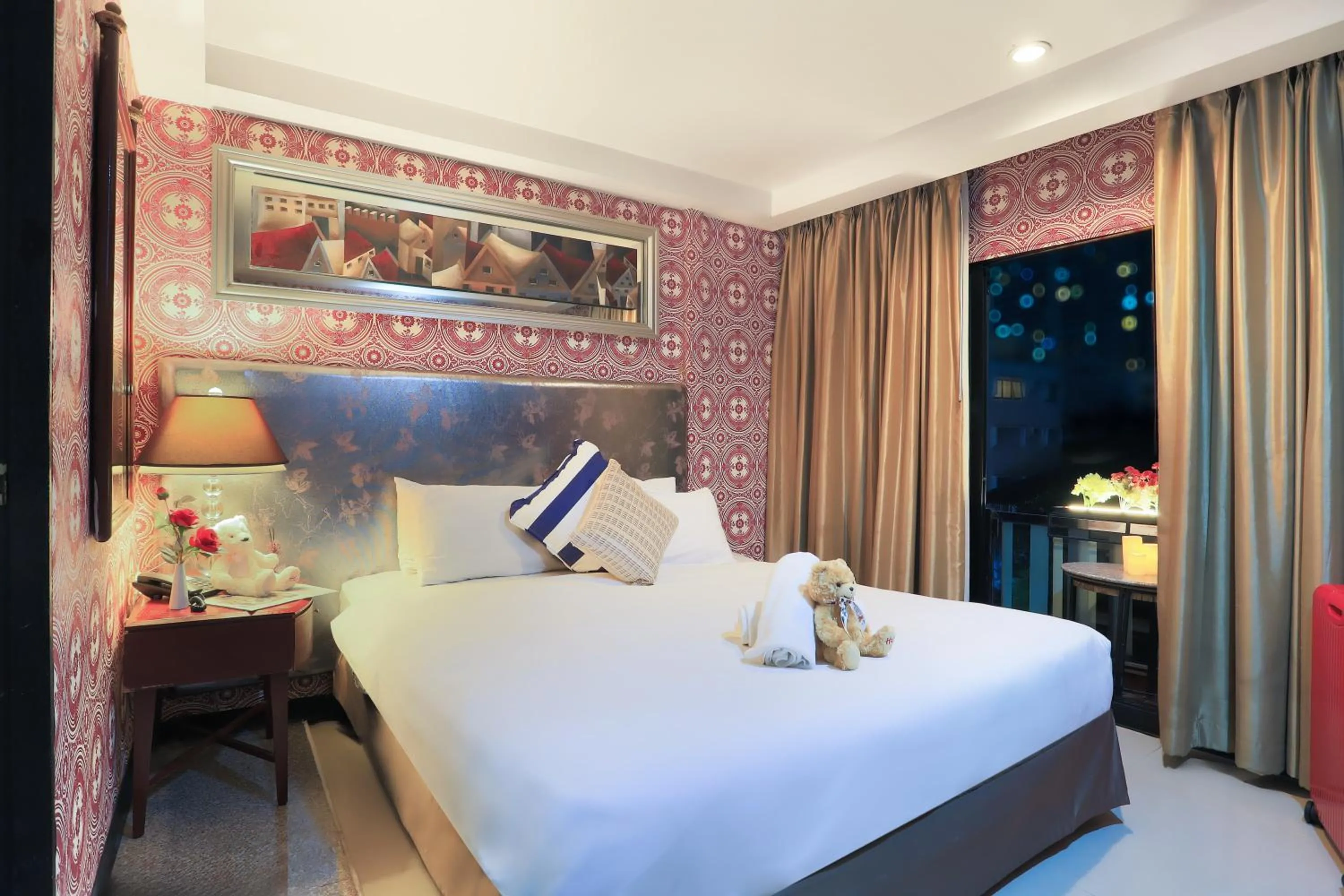 Bed in Diamond City Hotel SHA Certified