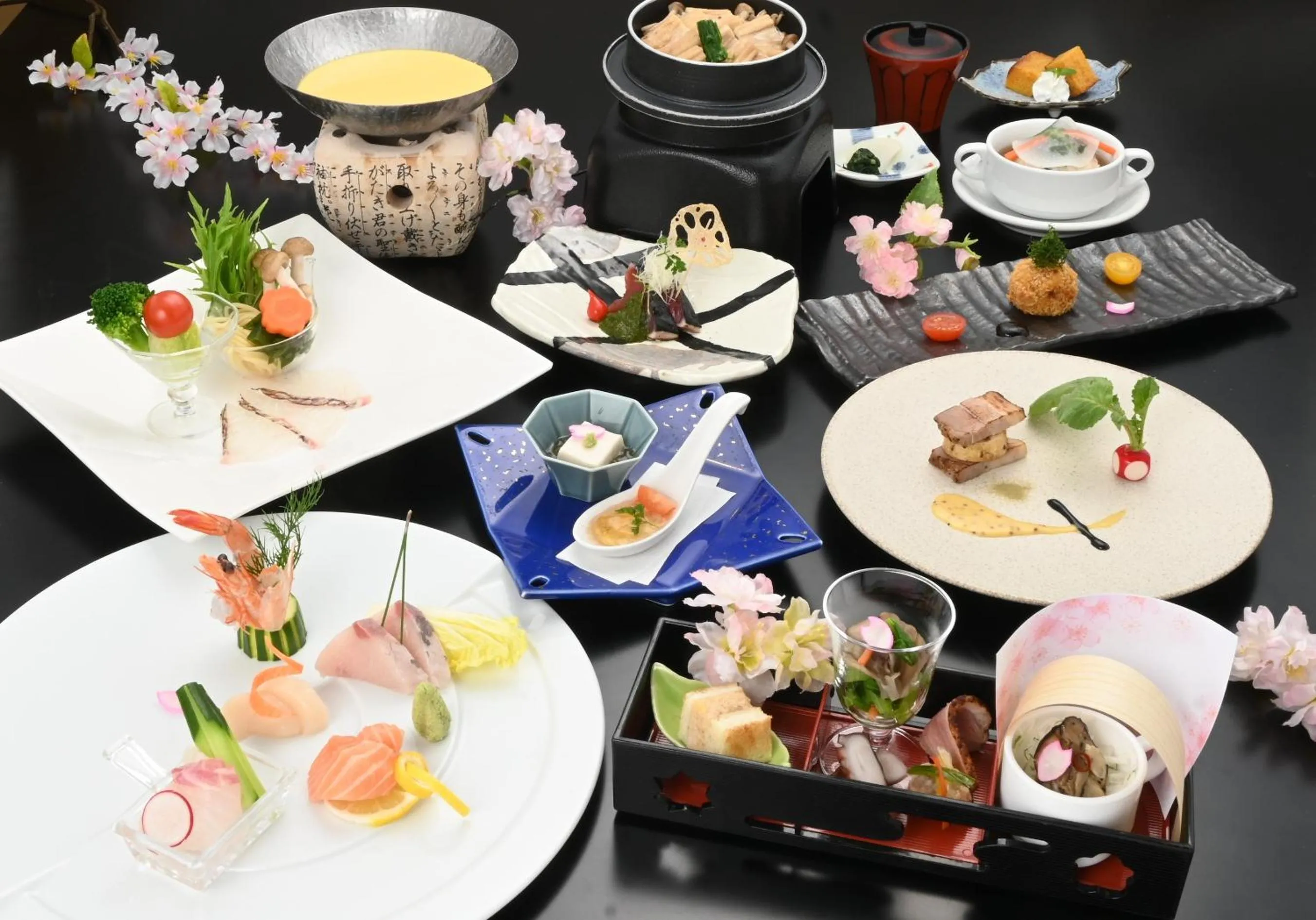 Dinner in Miyajima Coral Hotel