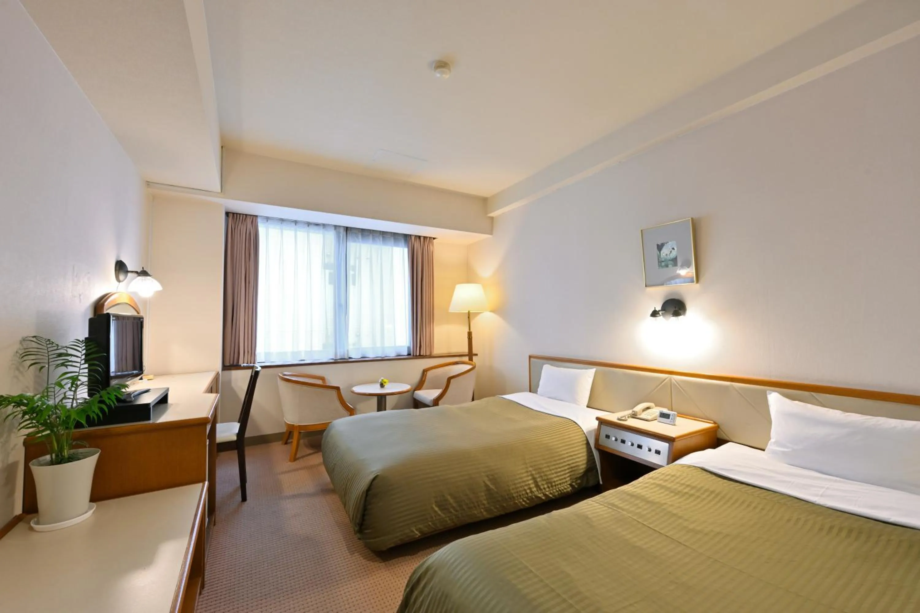 Bedroom, Bed in Miyajima Coral Hotel