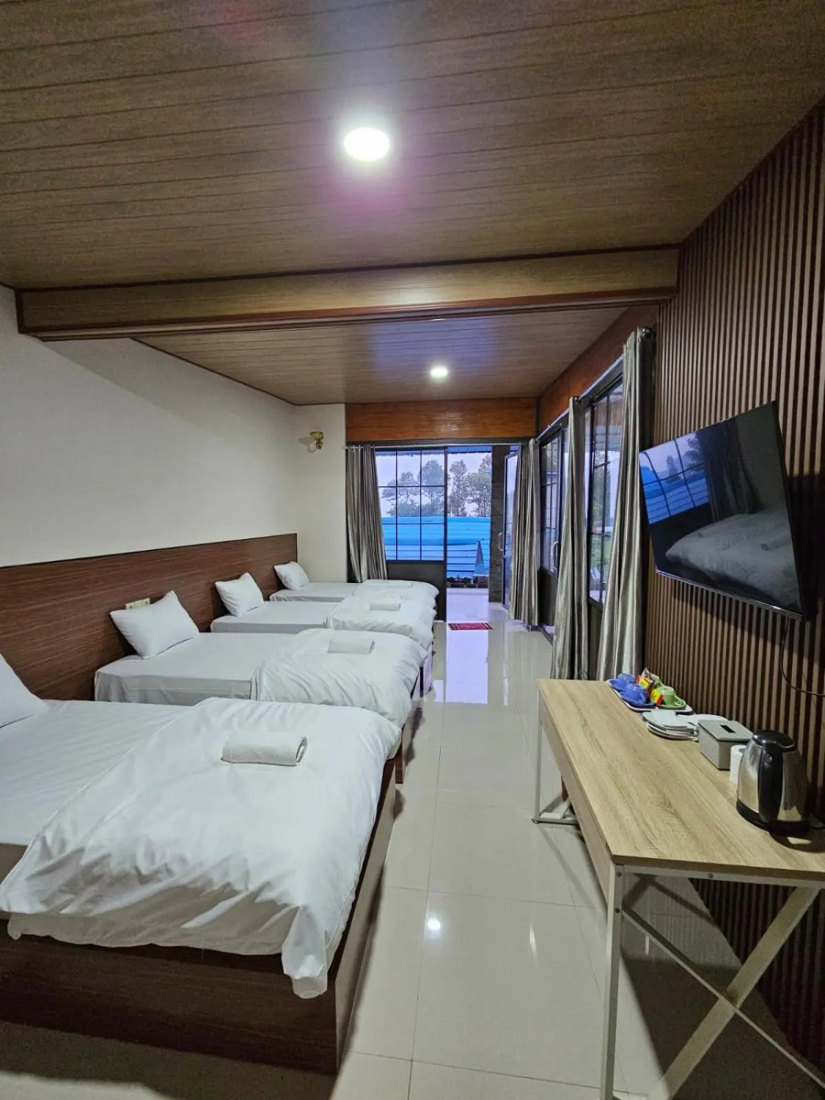 Bed in Bromo Camp House