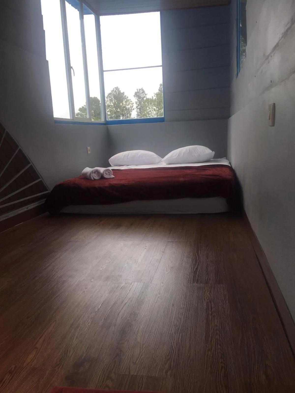 Bed in Bromo Camp House