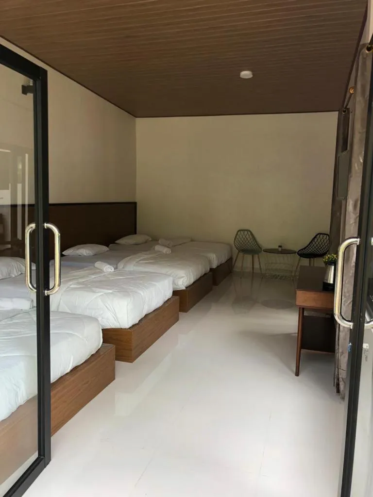 Bed in Bromo Camp House