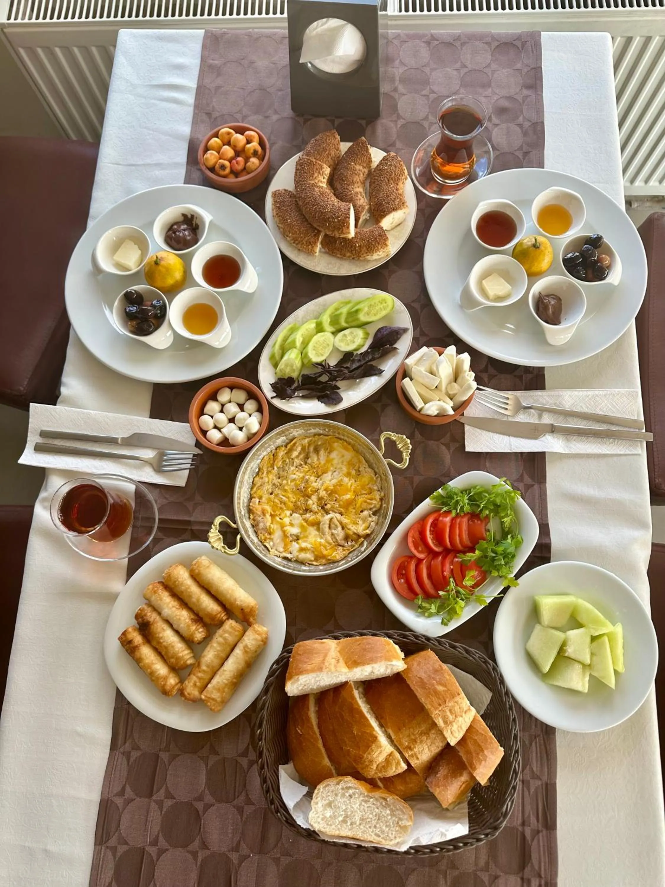 Breakfast in The Yücedağ Hotel