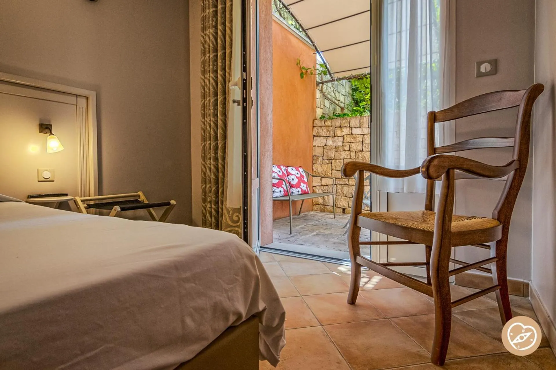 Bedroom, Bed in Hotel Les Restanques De Moustiers