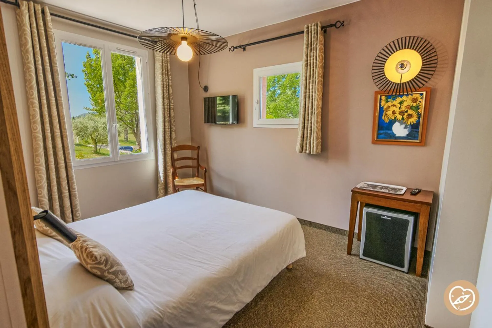Photo of the whole room, Bed in Hotel Les Restanques De Moustiers