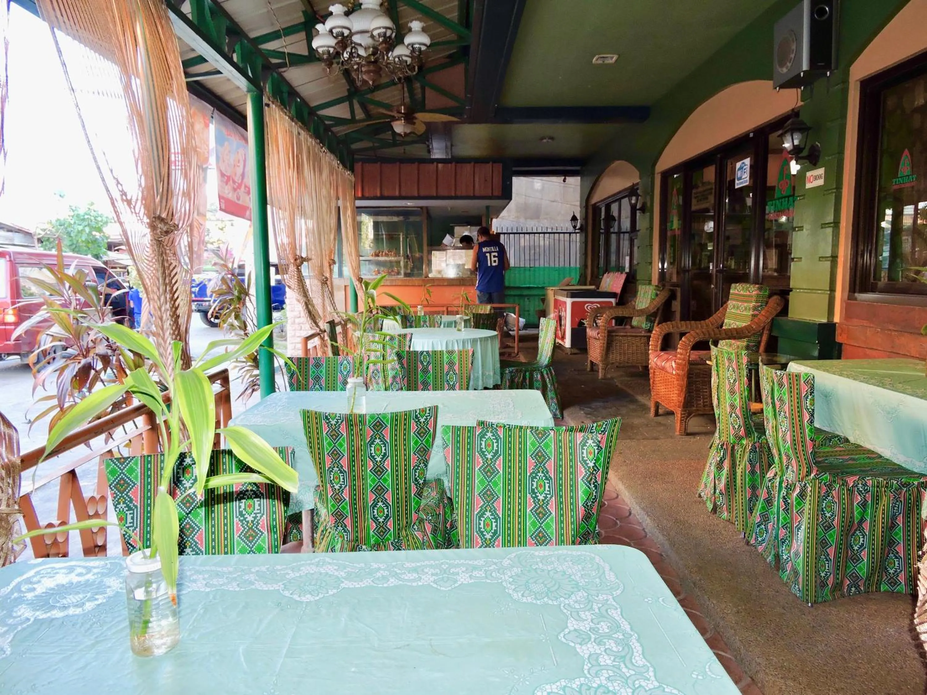 Balcony/Terrace in TINHAT Halal حلال Certified Boutique Hotel And Restaurant