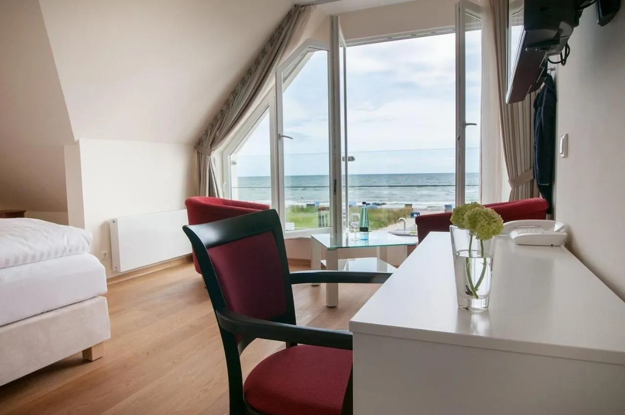 Seating area in Hotel Haus am Meer