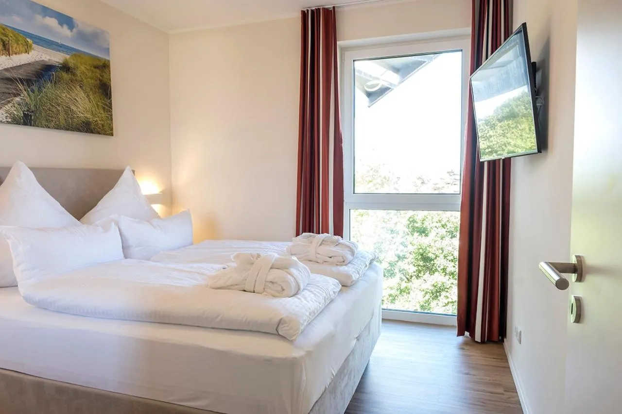 Bedroom, Bed in Hotel Haus am Meer