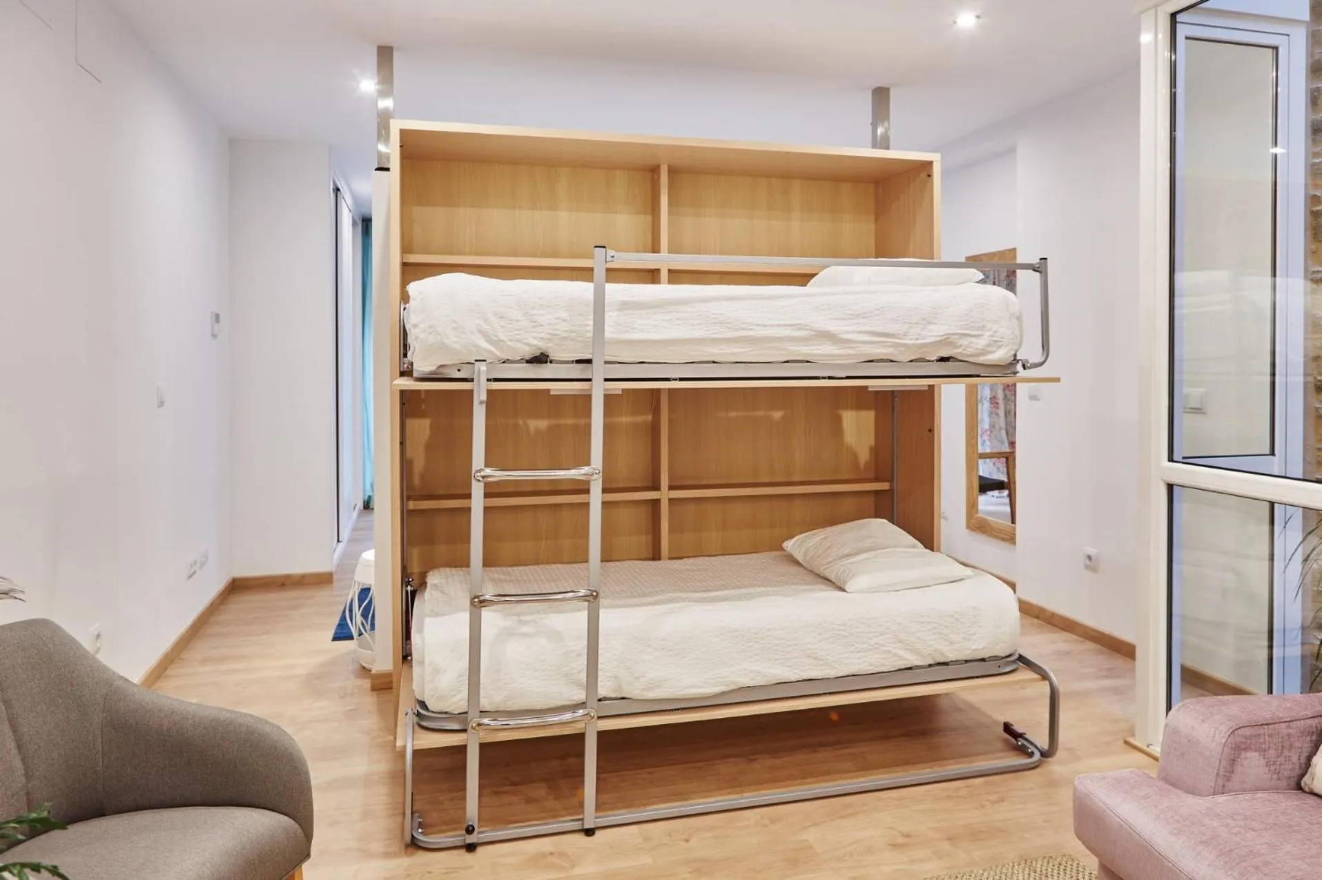 Bed in Apartamentos Orfas