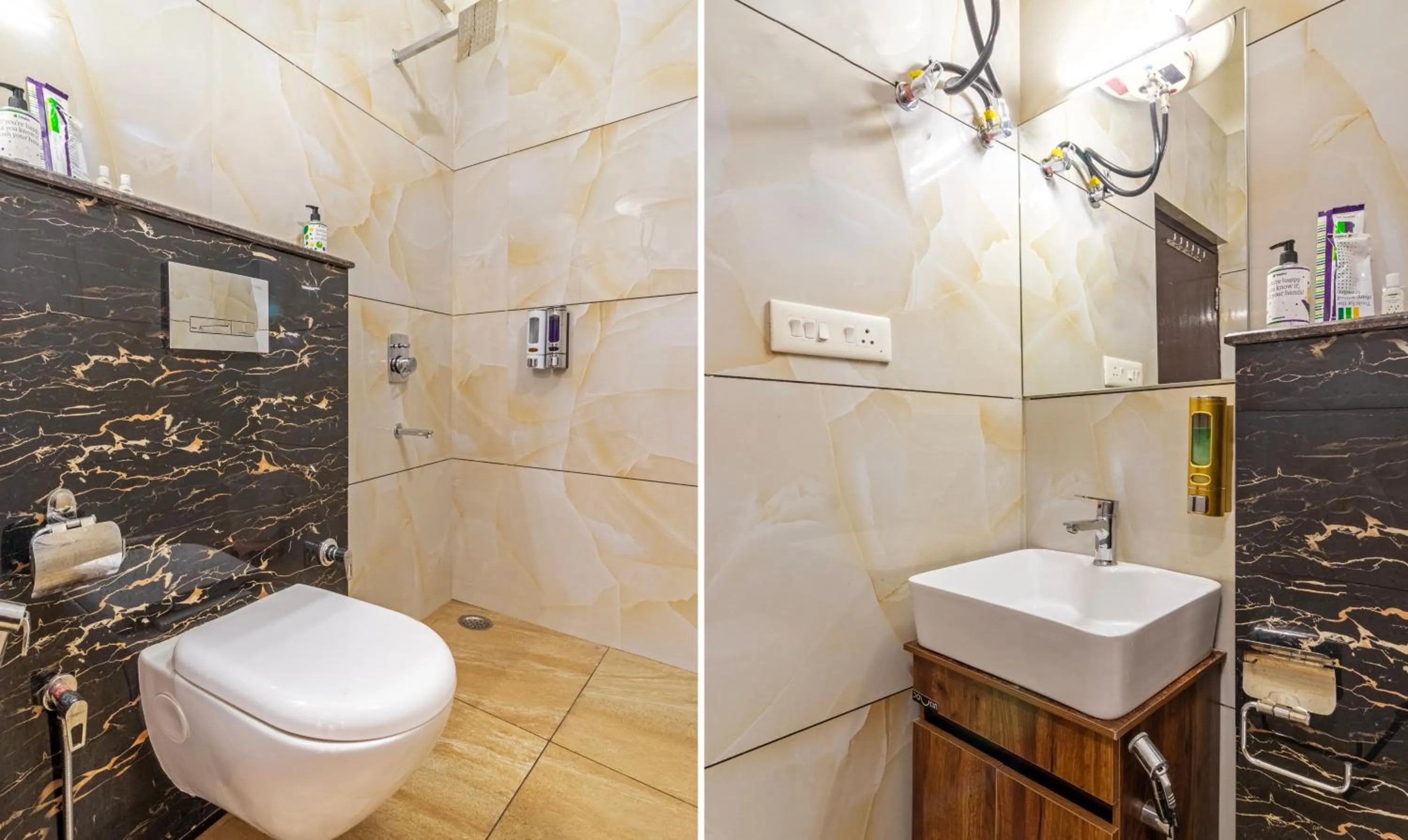 Bathroom in Treebo Spring Birds - Kainchi Dham