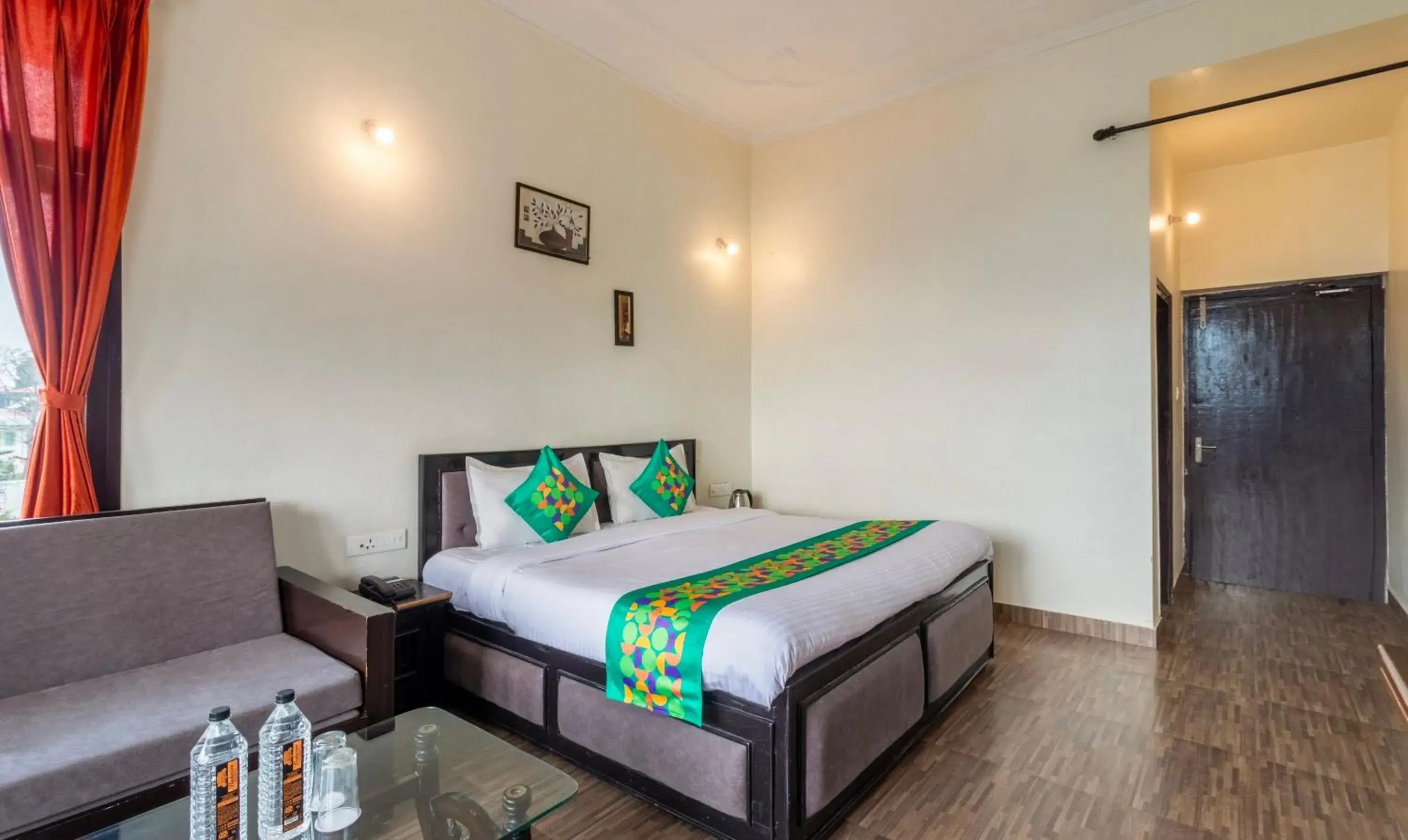 Bedroom, Bed in Treebo Spring Birds - Kainchi Dham Bedroom, Bed in Treebo Spring Birds - Kainchi Dham