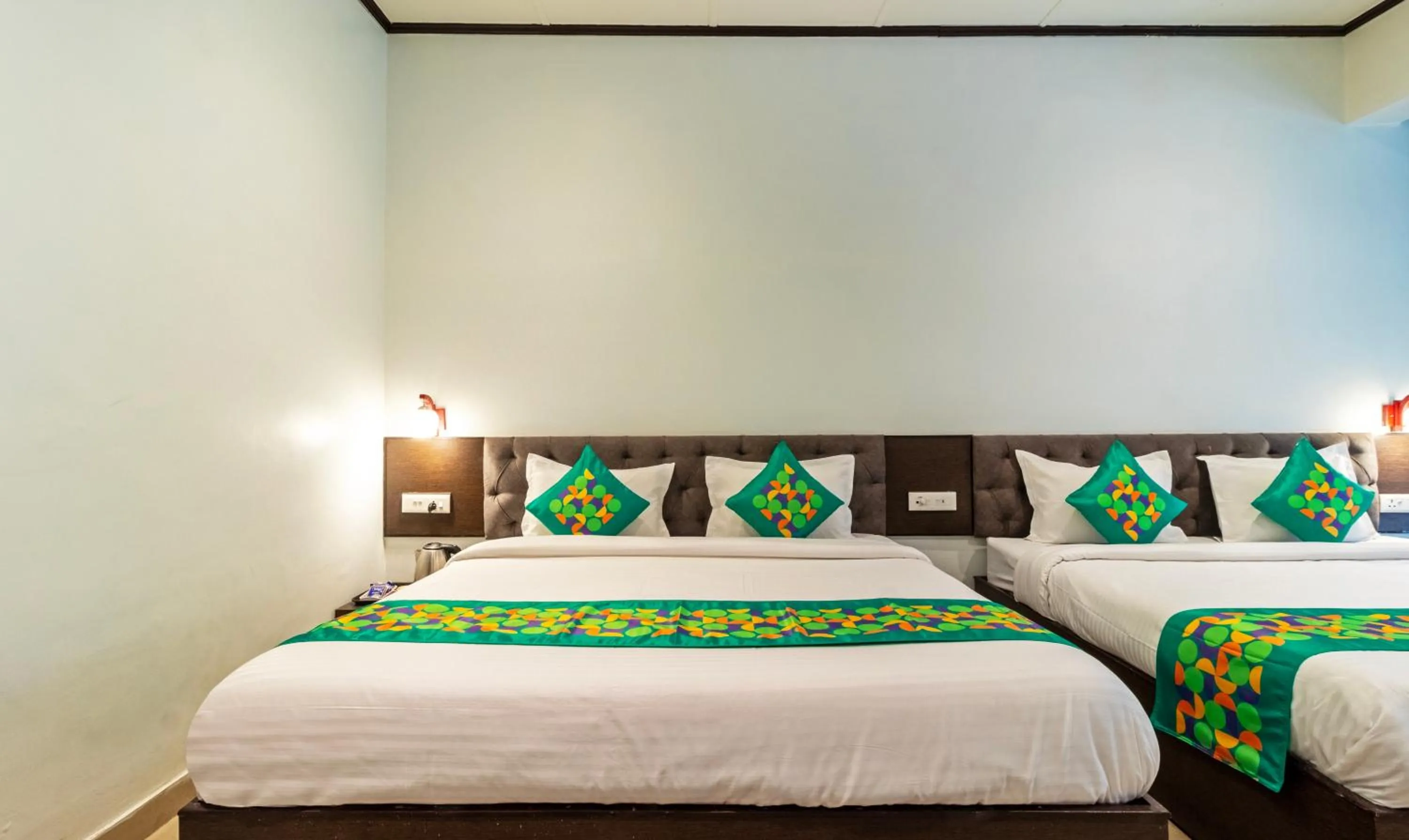 Bedroom, Bed in Treebo Spring Birds - Kainchi Dham