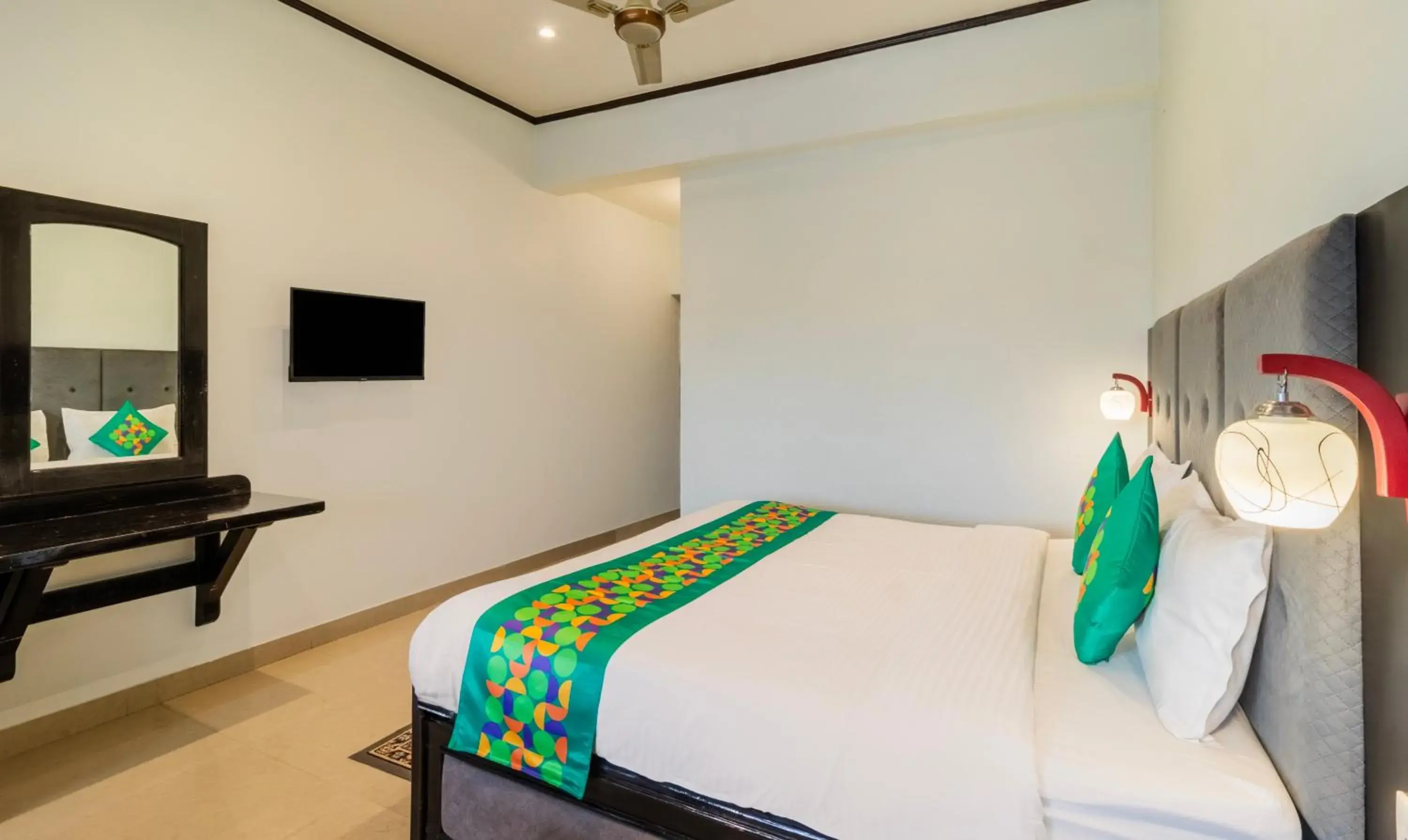 Bedroom, Bed in Treebo Spring Birds - Kainchi Dham Bedroom, Bed in Treebo Spring Birds - Kainchi Dham