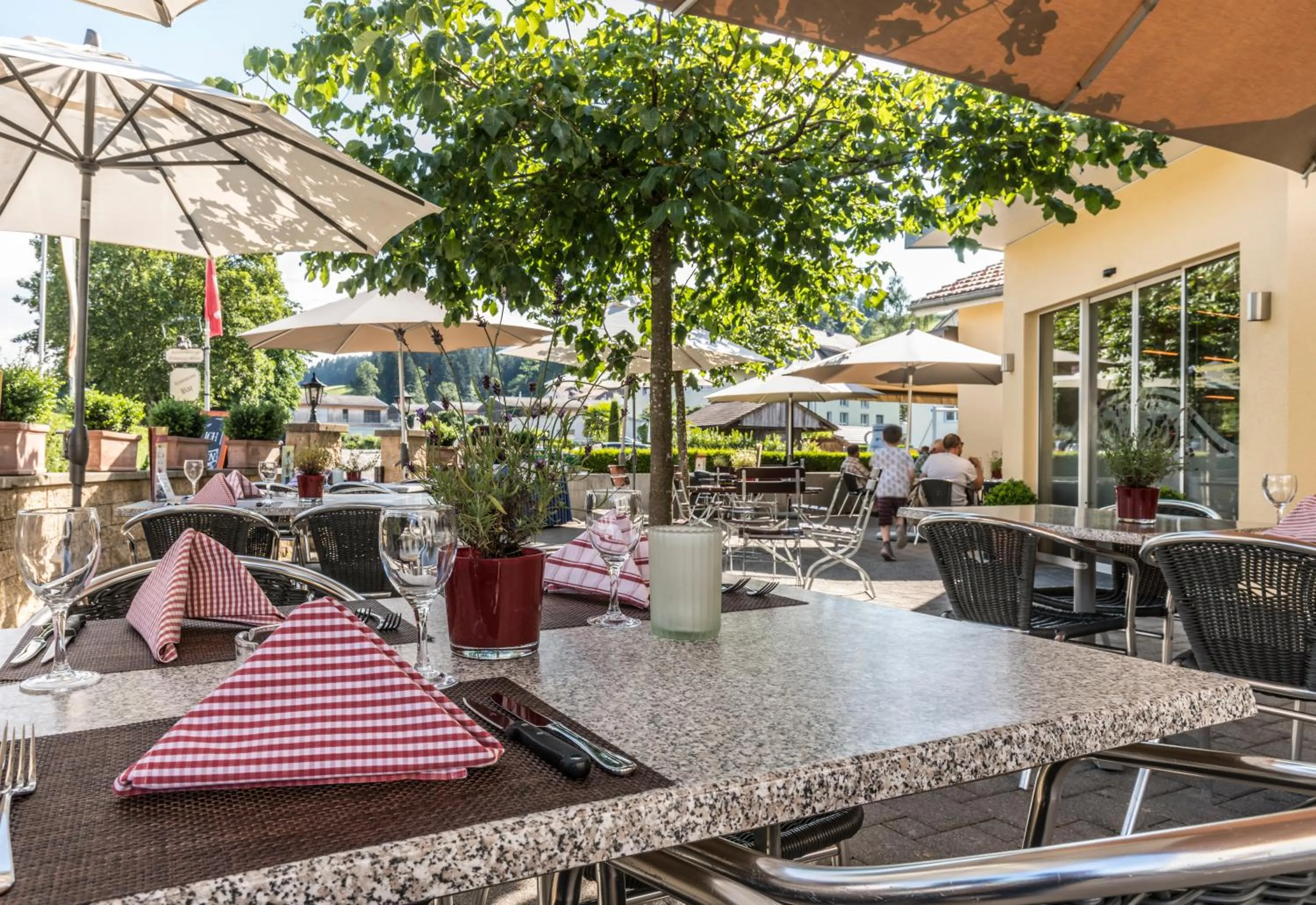 Balcony/Terrace in Hotel Gibswilerstube
