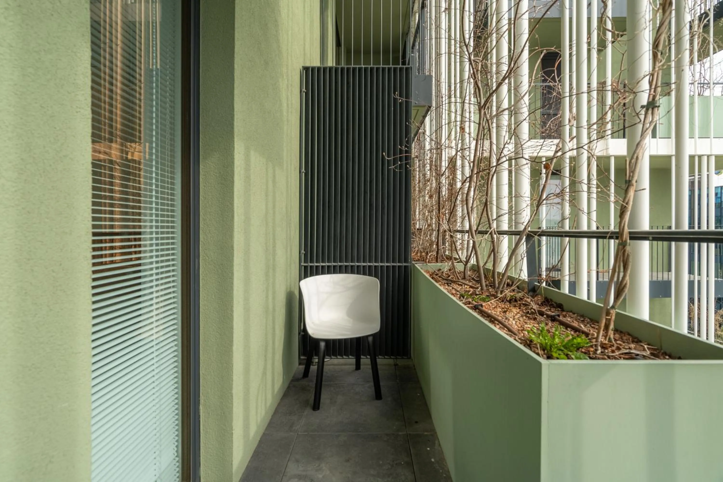 Balcony/Terrace in easy-flat Grüner Prater - Balcony Apartments near Metro
