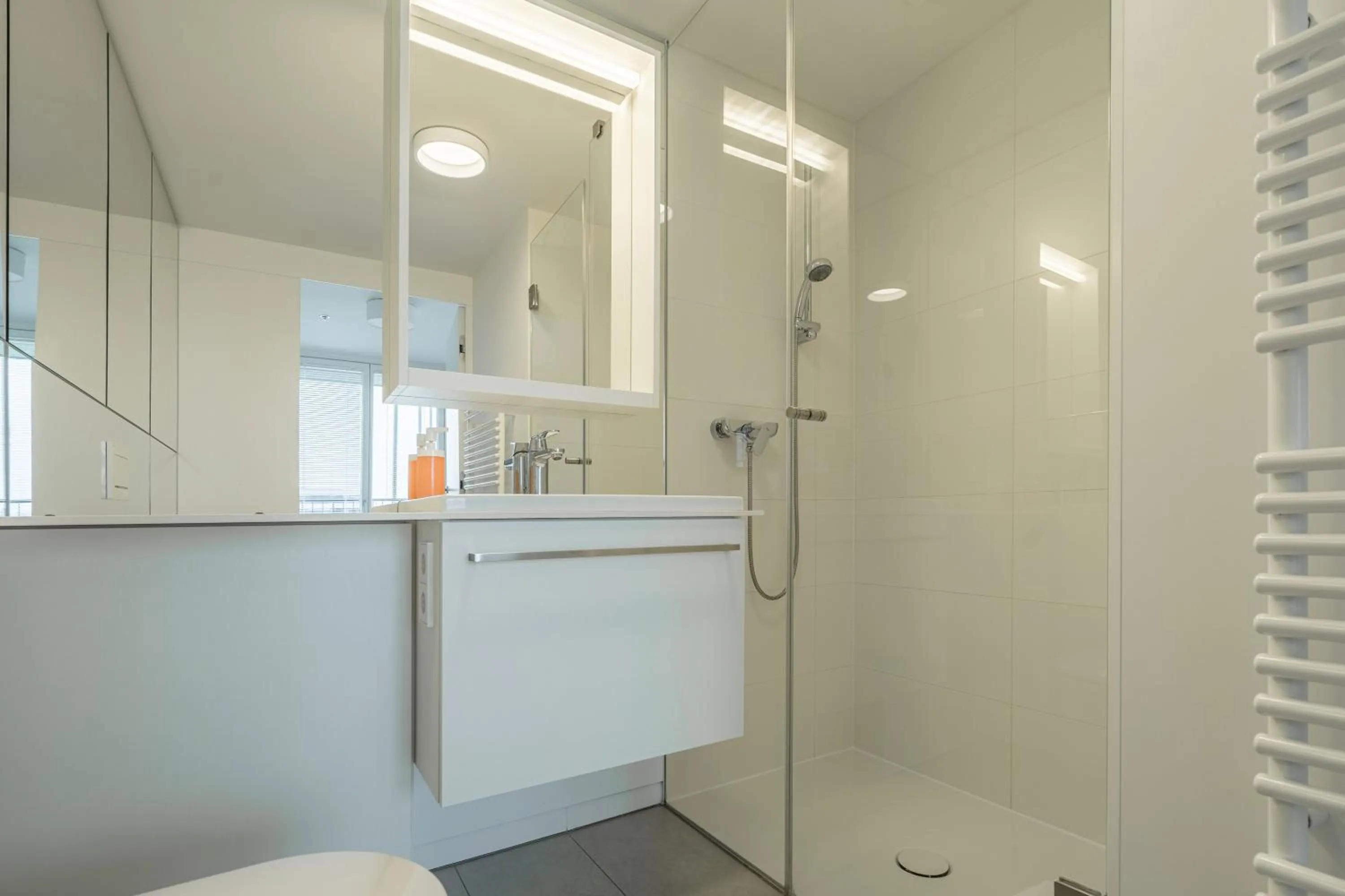 Bathroom in easy-flat Grüner Prater - Balcony Apartments near Metro