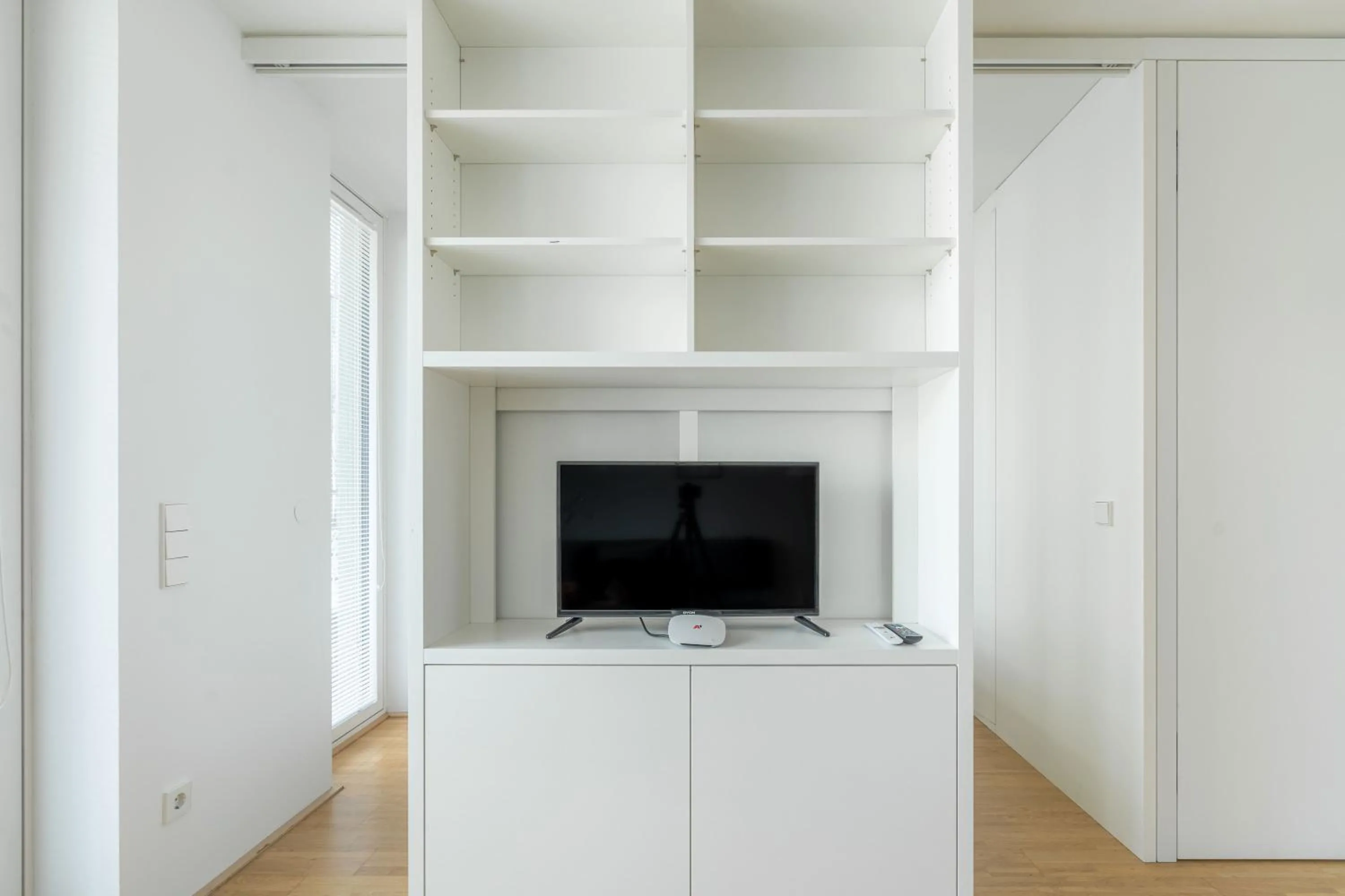 TV and multimedia in easy-flat Grüner Prater - Balcony Apartments near Metro