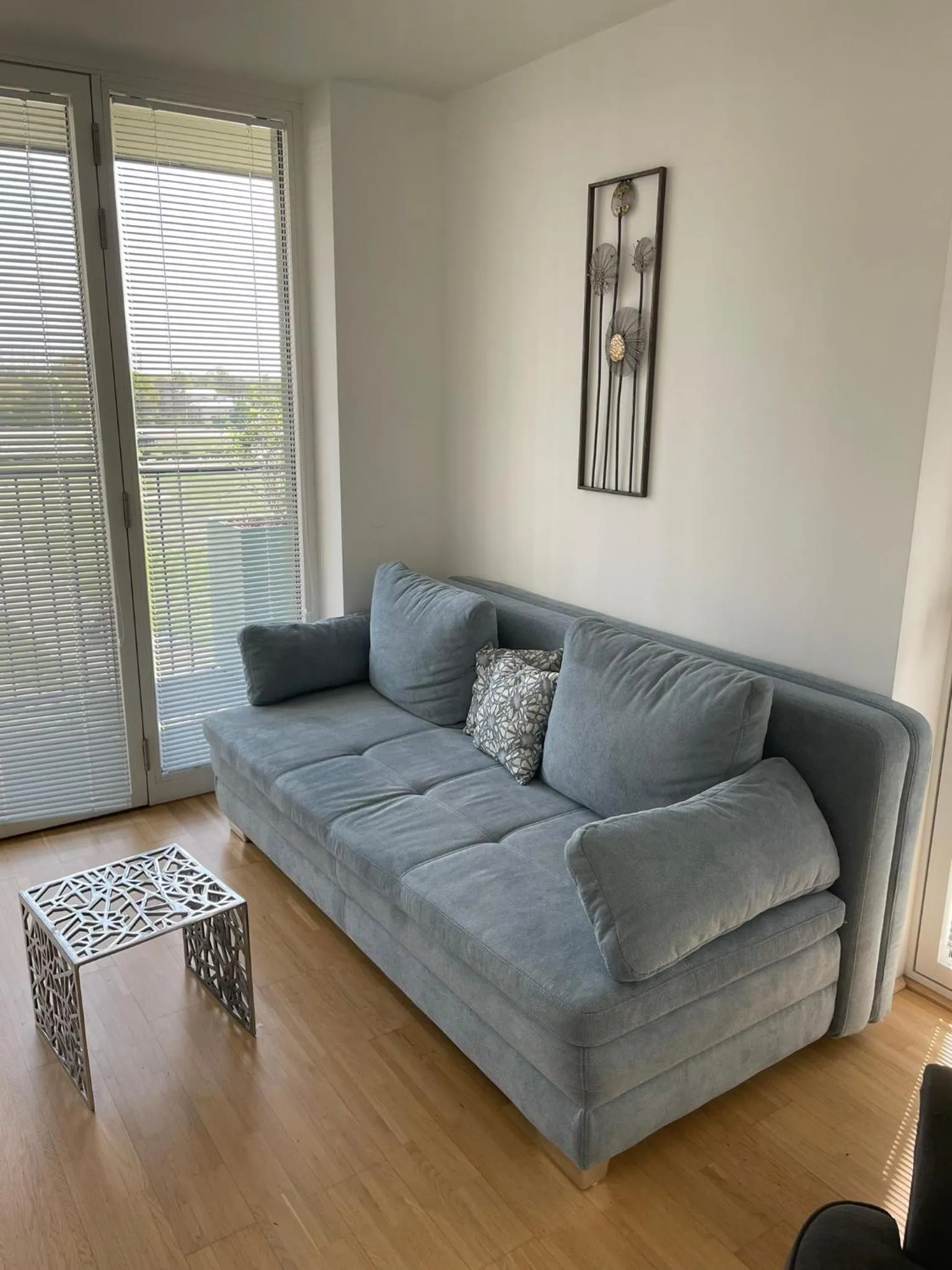 Seating area in easy-flat Grüner Prater - Balcony Apartments near Metro