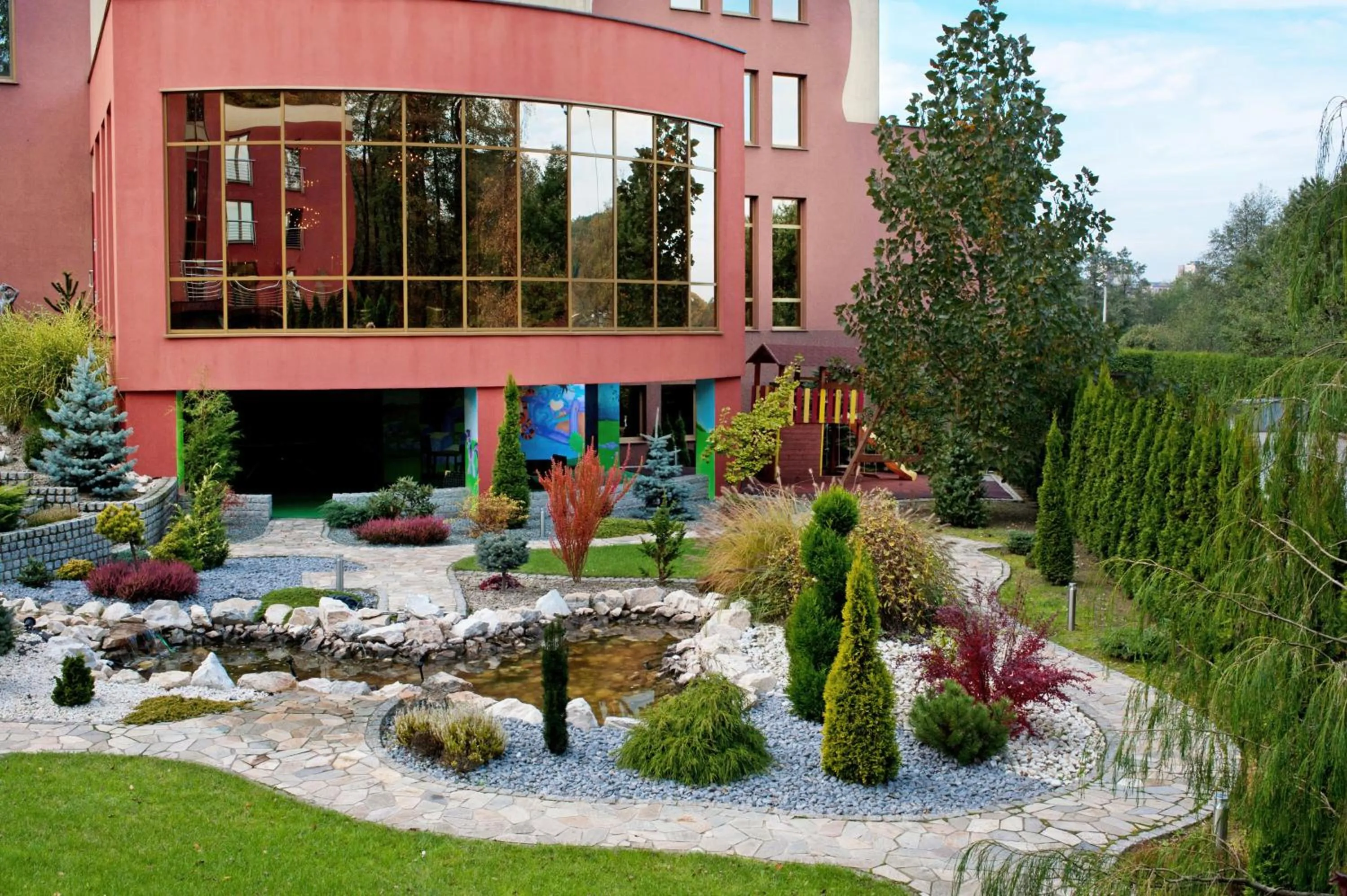 Garden in Hotel Amadeus