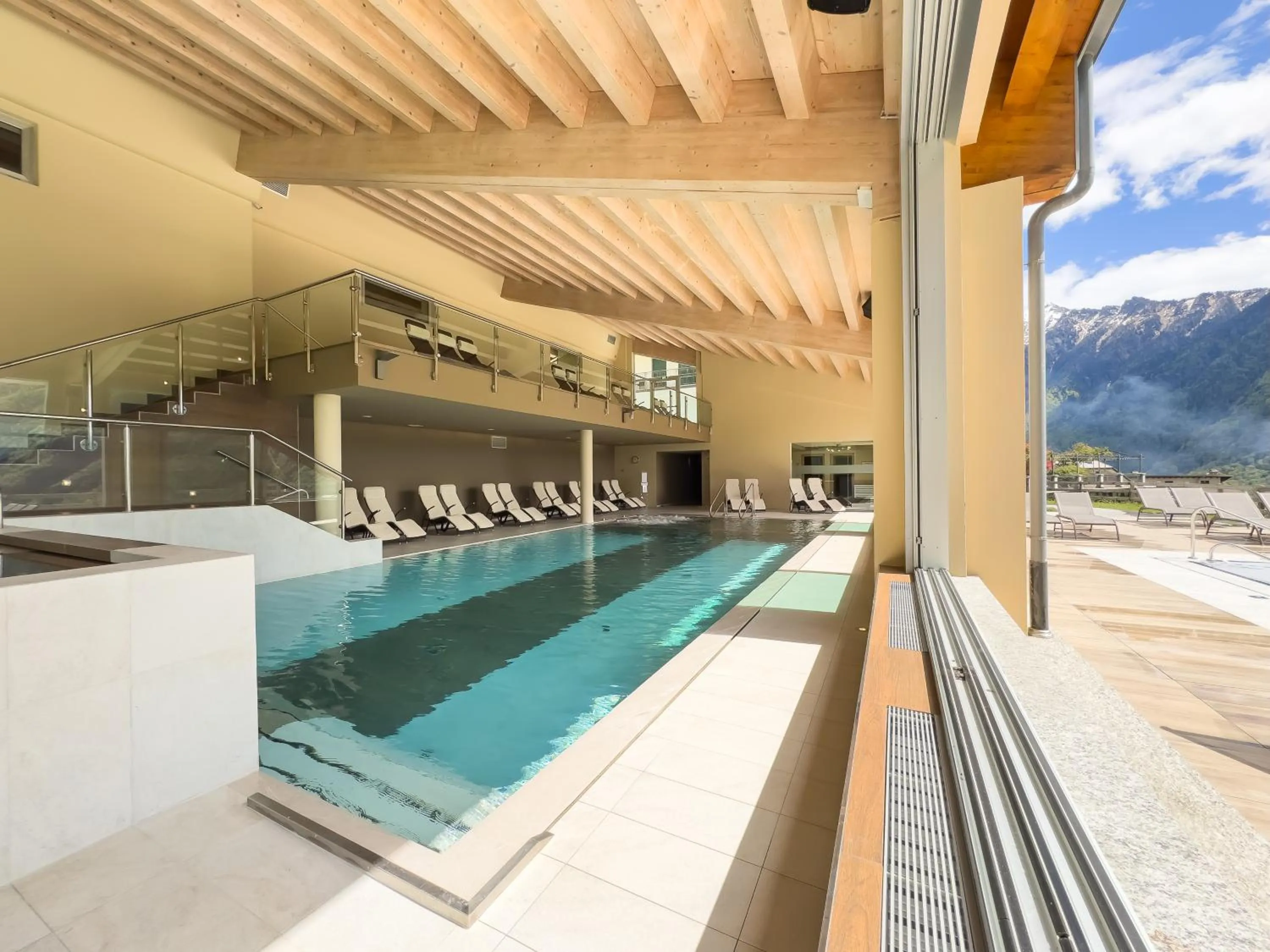 Swimming pool in Hotel Belvedere Wellness&SPA
