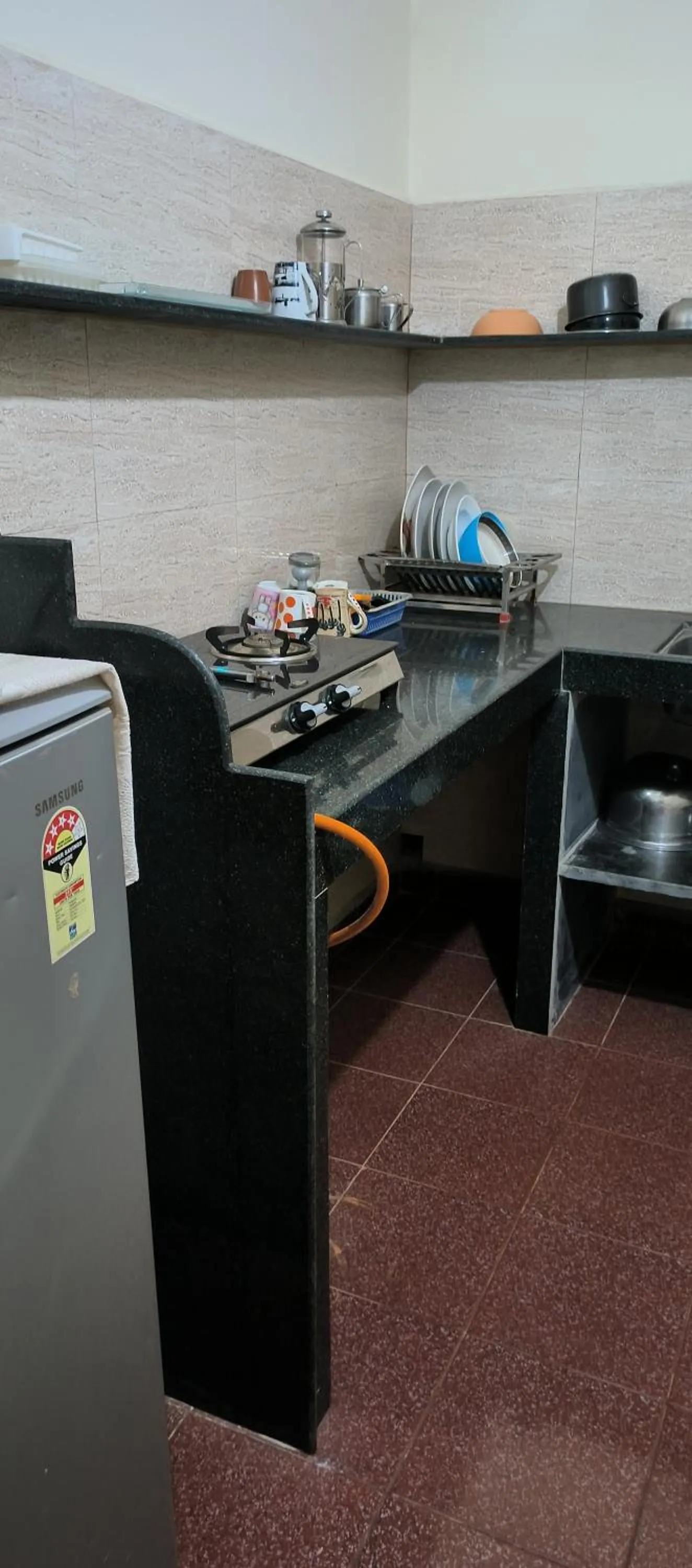 Kitchen or kitchenette in Sobitai