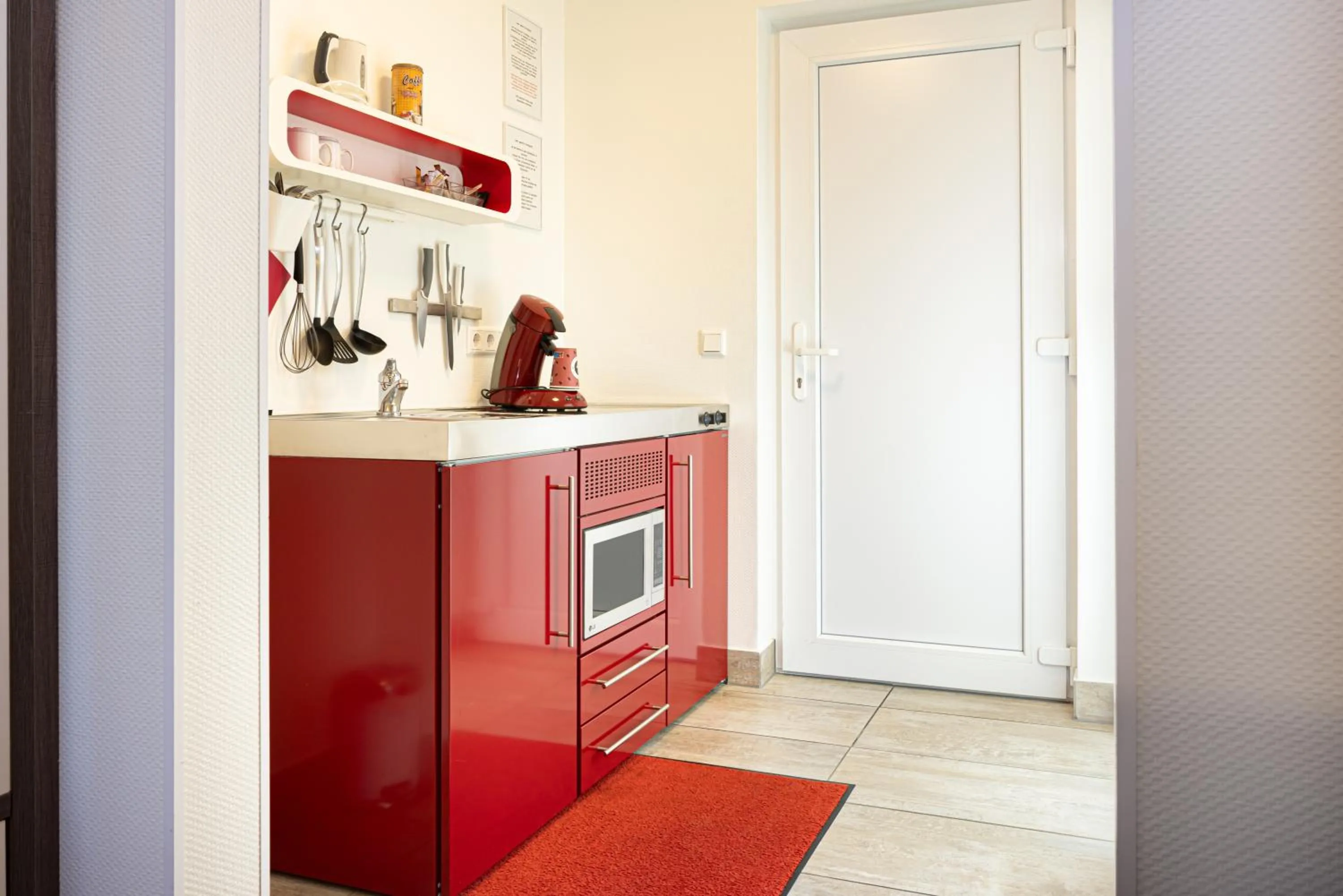 Kitchen or kitchenette in Hotel Gasthof Handewitt