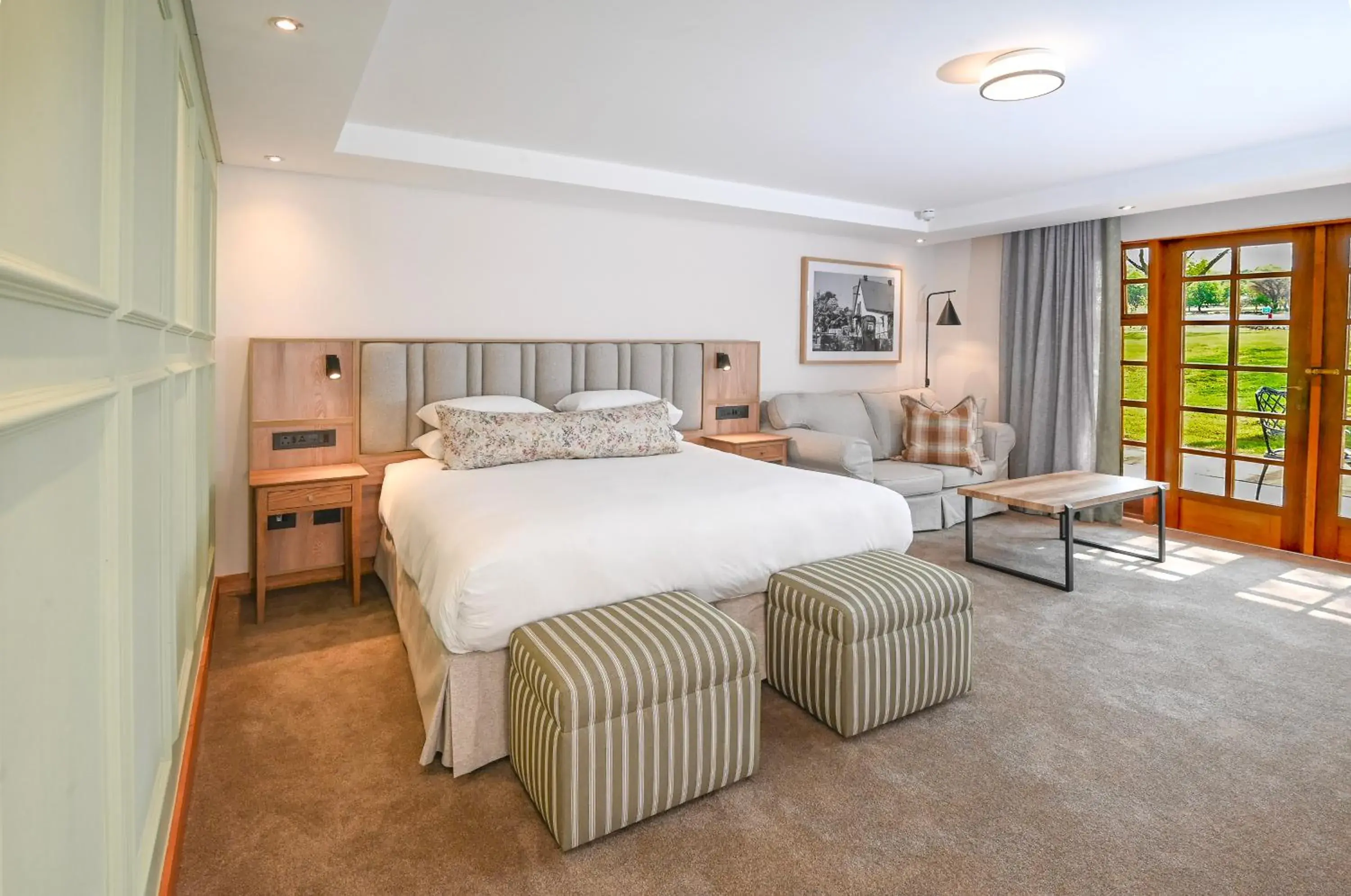 Guest room, 1 King, Sofa bed, Lake view, Patio in Irene Country Lodge, Autograph Collection Guest room, 1 King, Sofa bed, Lake view, Patio in Irene Country Lodge, Autograph Collection